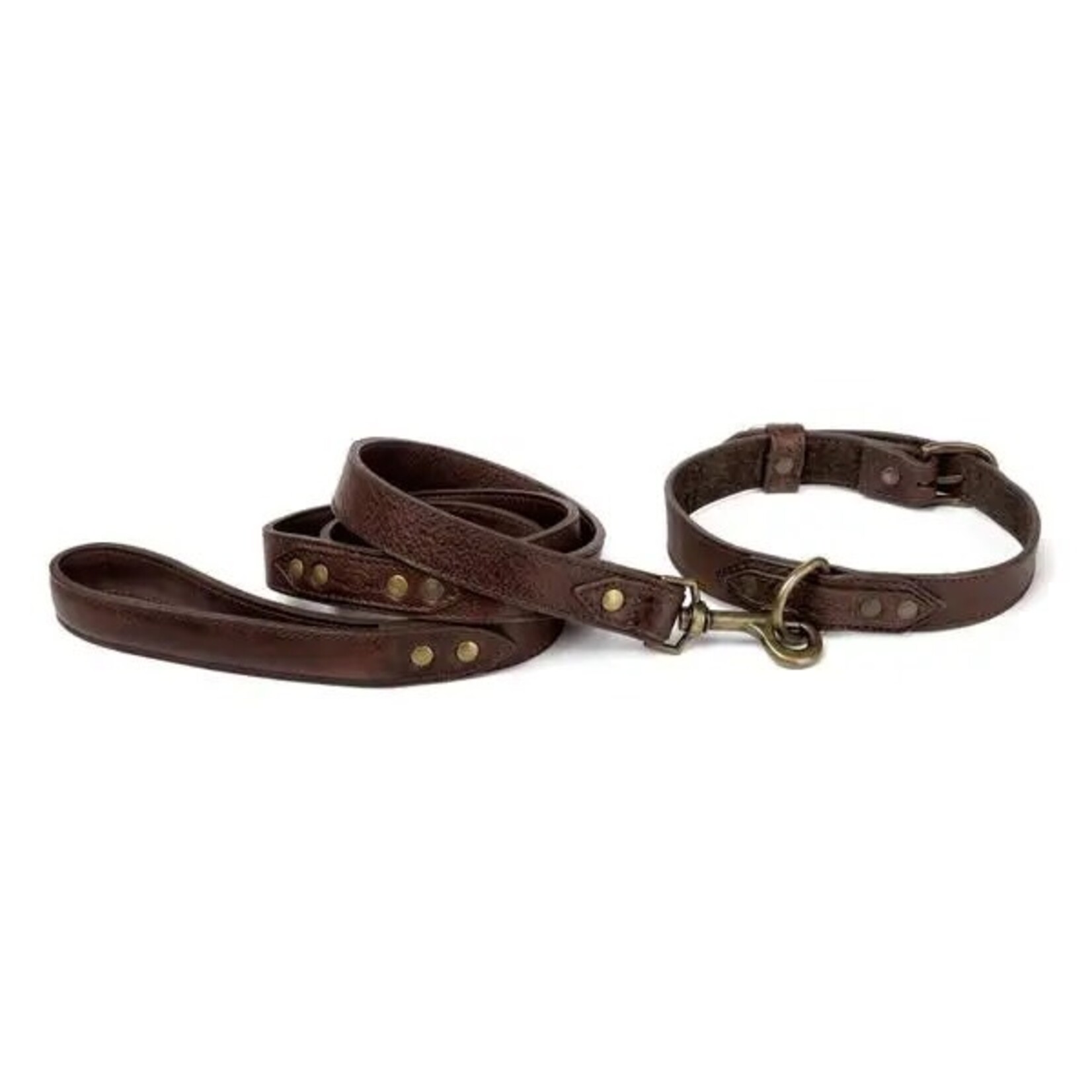 Mission Mercantile Campaign Leather Dog Leash
