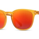 CAMP  Eyewear Topo: Matte Orange/ Walnut Sunglasses- HD Solar Flash