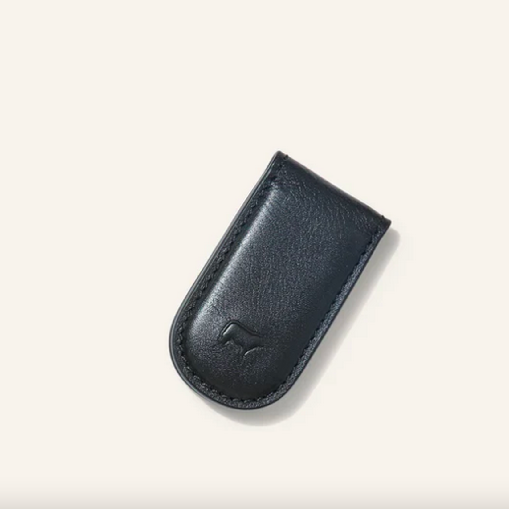Will Leather Goods Classic Leather Money Clip - Black
