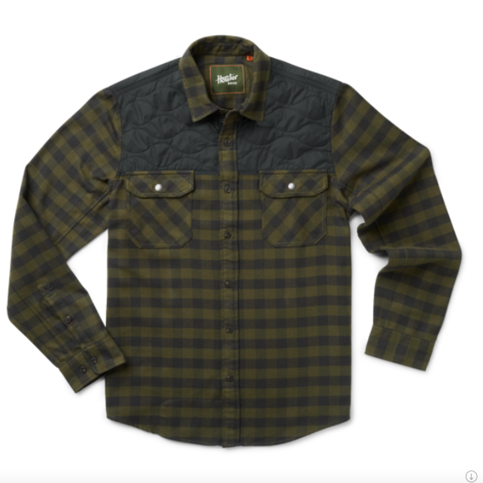 Howler Bros. Quintana Quilted Flannel-Antique Black