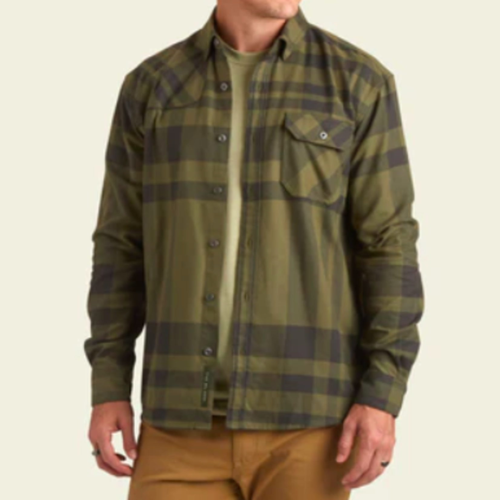 Howler Bros. Harkers Flannel-Dark Olive