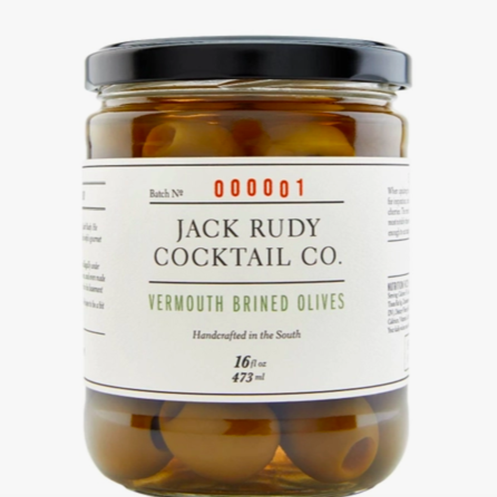 Jack Rudy Cocktail Co. Vermouth Brined Olives