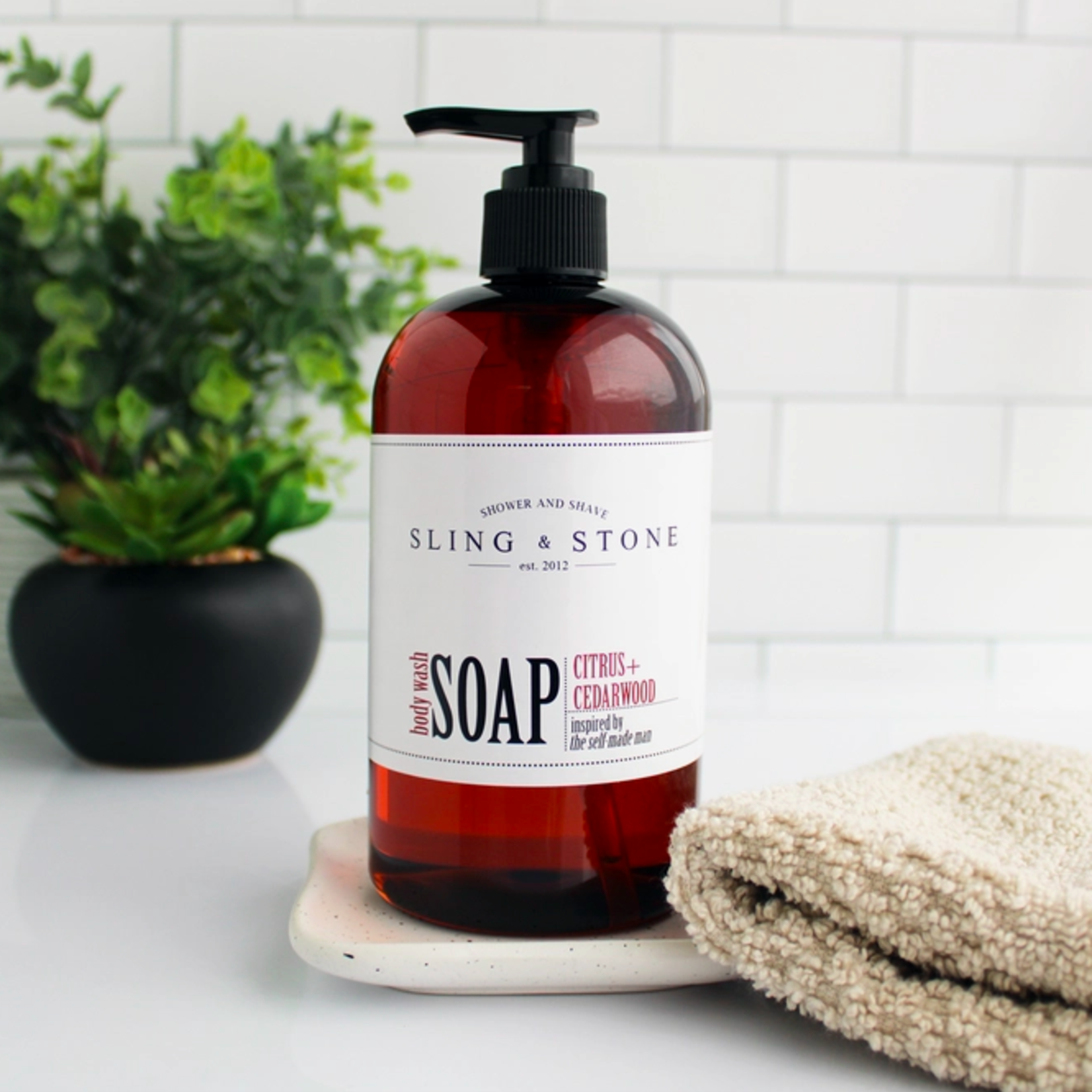 Sling and Stone Body Wash-Citrus+Cedarwood