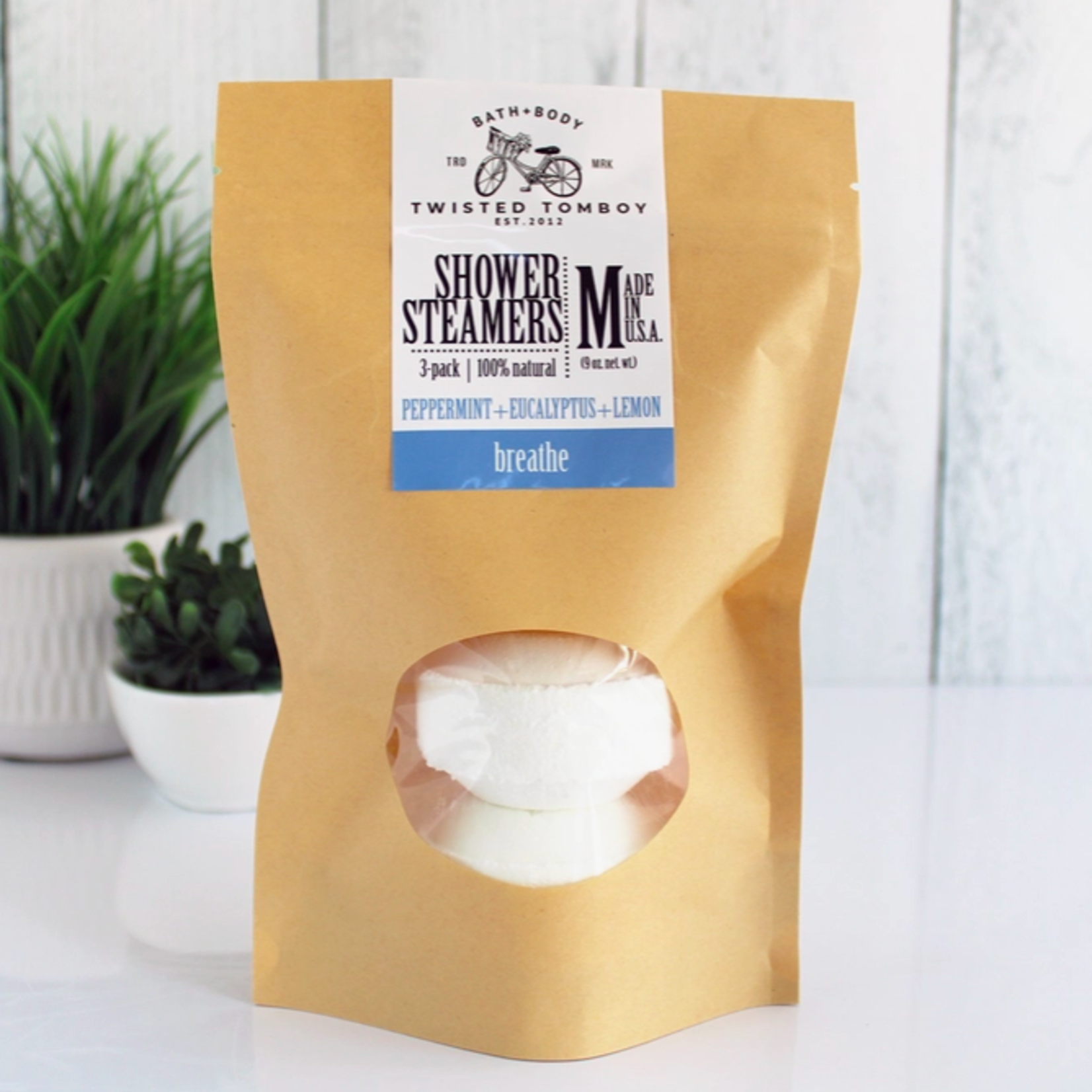 Sling and Stone Shower Steamers - Breathe - 3 pack