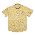 Howler Bros. Mansfield Shirt: Flamingo Flamboyance
