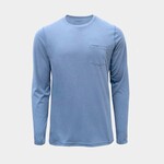 Poncho Outdoors Performance Crew - LS - Sky Blue