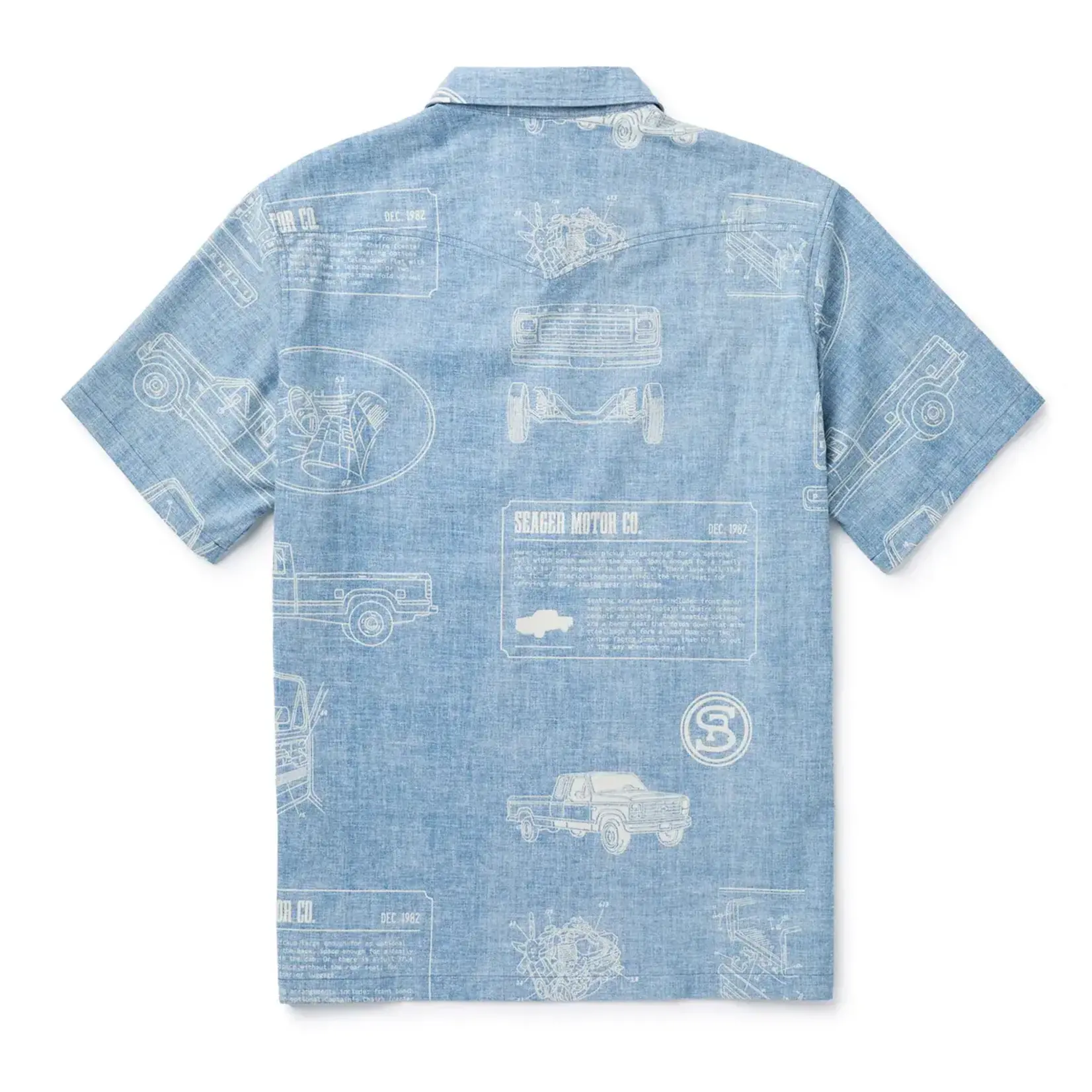Seager Apparel Co Seager: Schooner 3/4 Button - SS