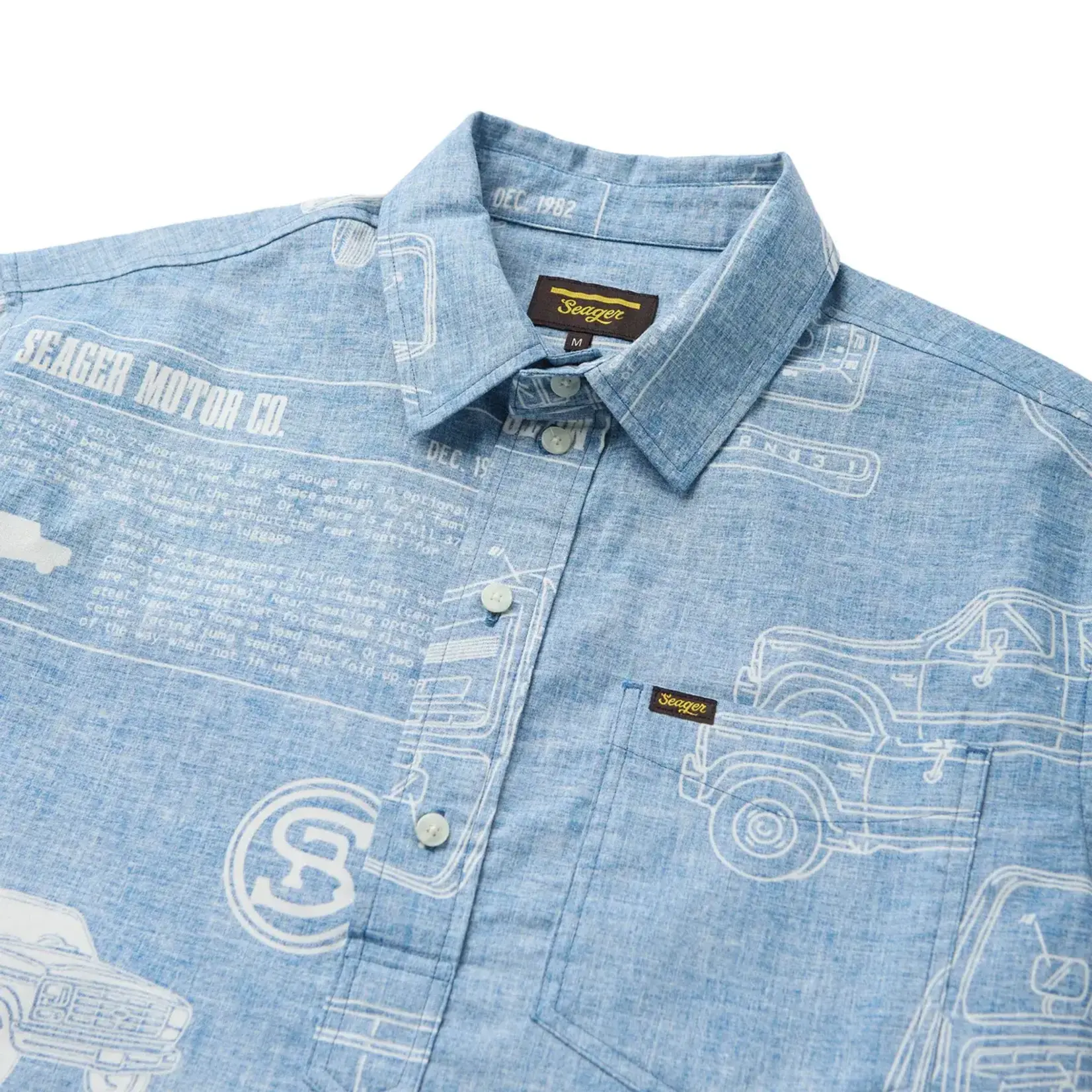 Seager Apparel Co Seager: Schooner 3/4 Button - SS