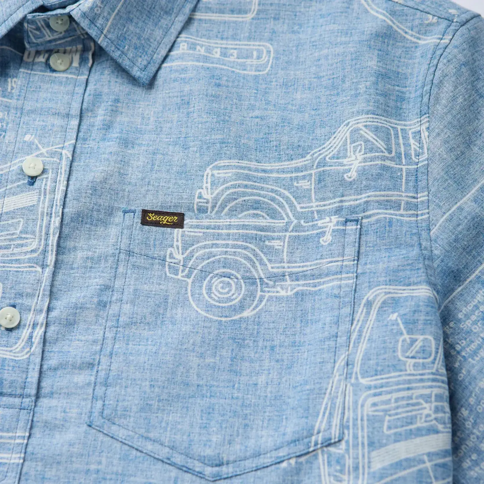 Seager Apparel Co Seager: Schooner 3/4 Button - SS