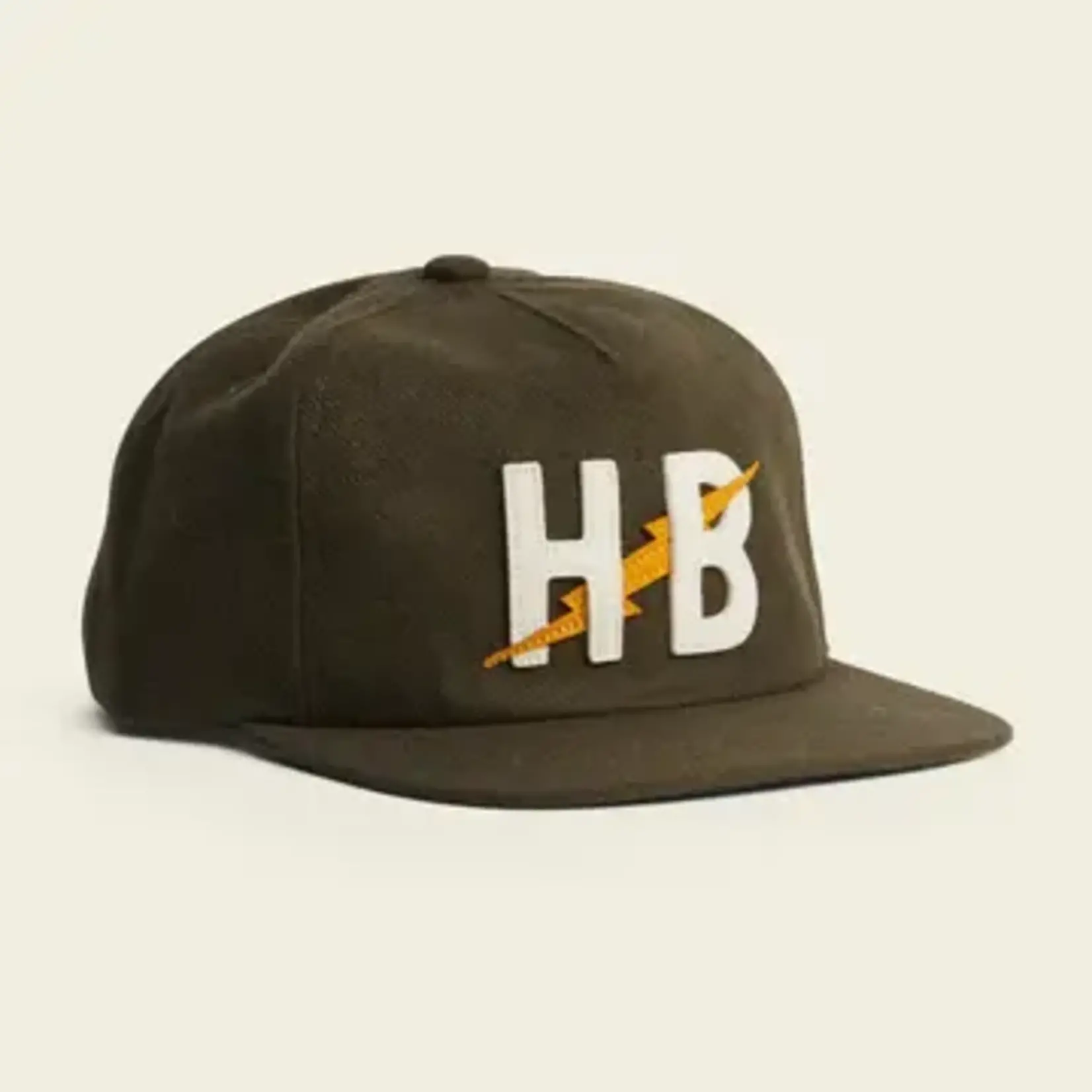 Howler Bros. Unstructured Snapback: Big HB - Dark Olive