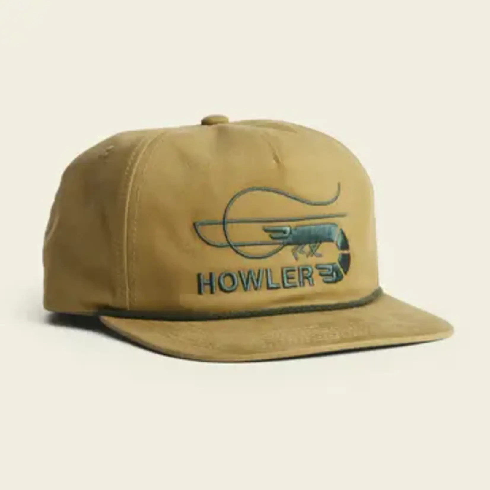 Howler Bros. Unstructured Snapback: Skrimp - British Khaki