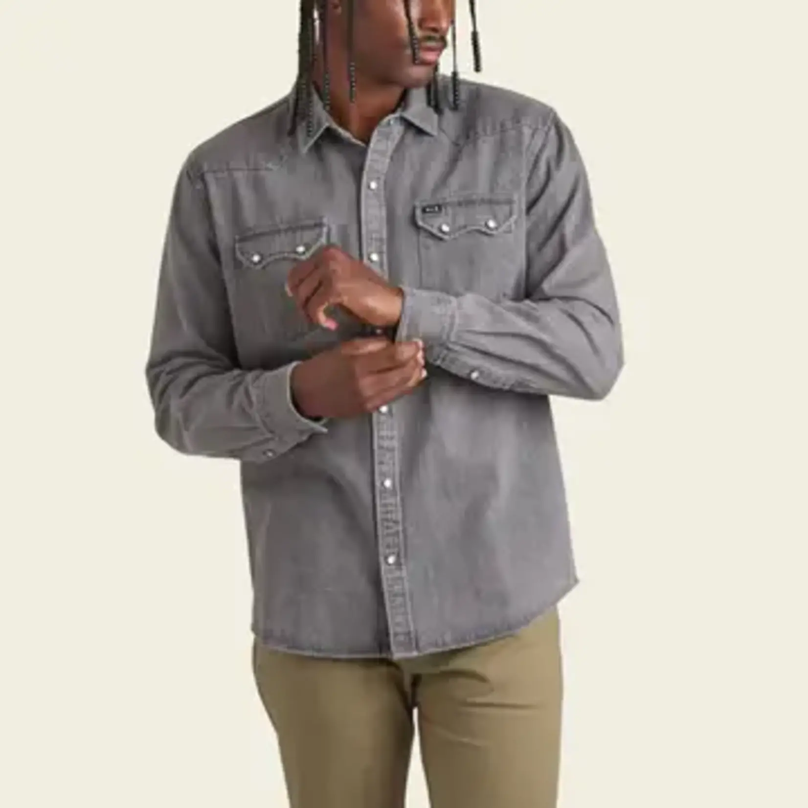 Howler Bros. Dust Up Denim Snapshirt
