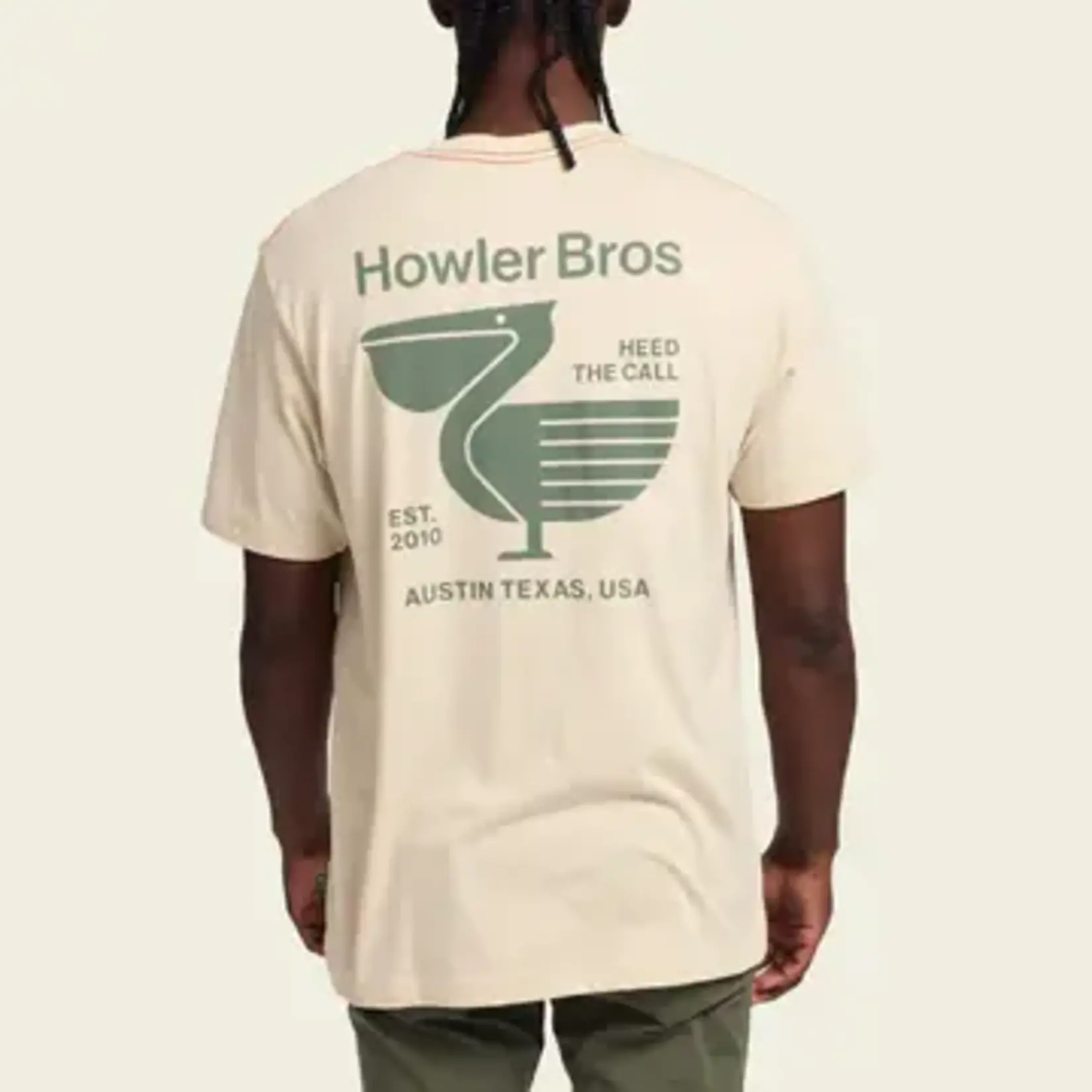 Howler Bros. Pocket Tee: Pelican Postage