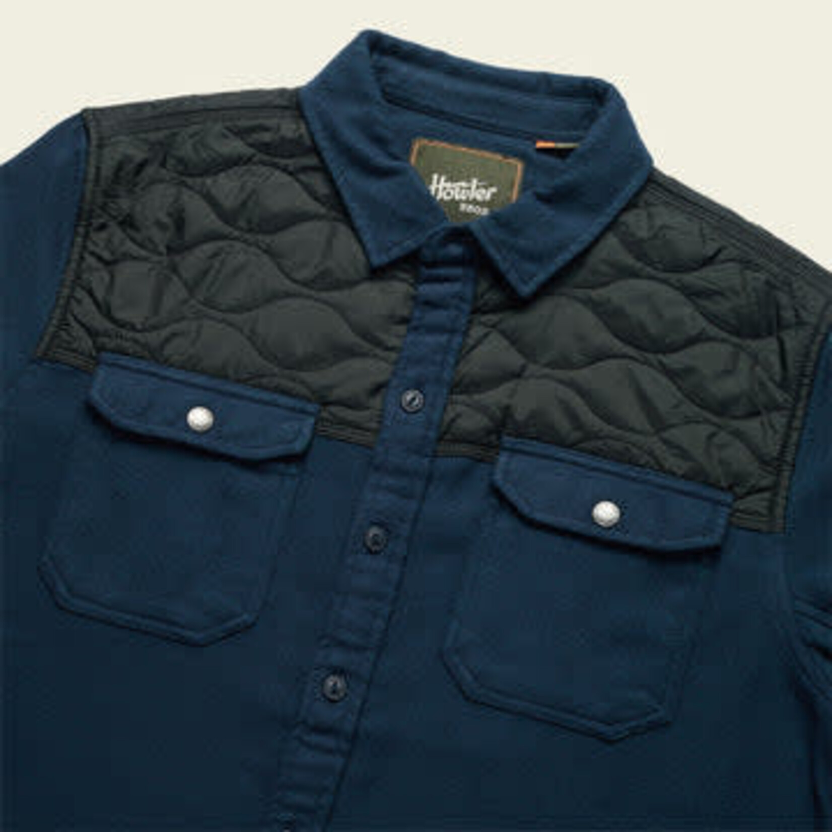 Howler Bros. Quintana Quilted Flannel-Antique Black