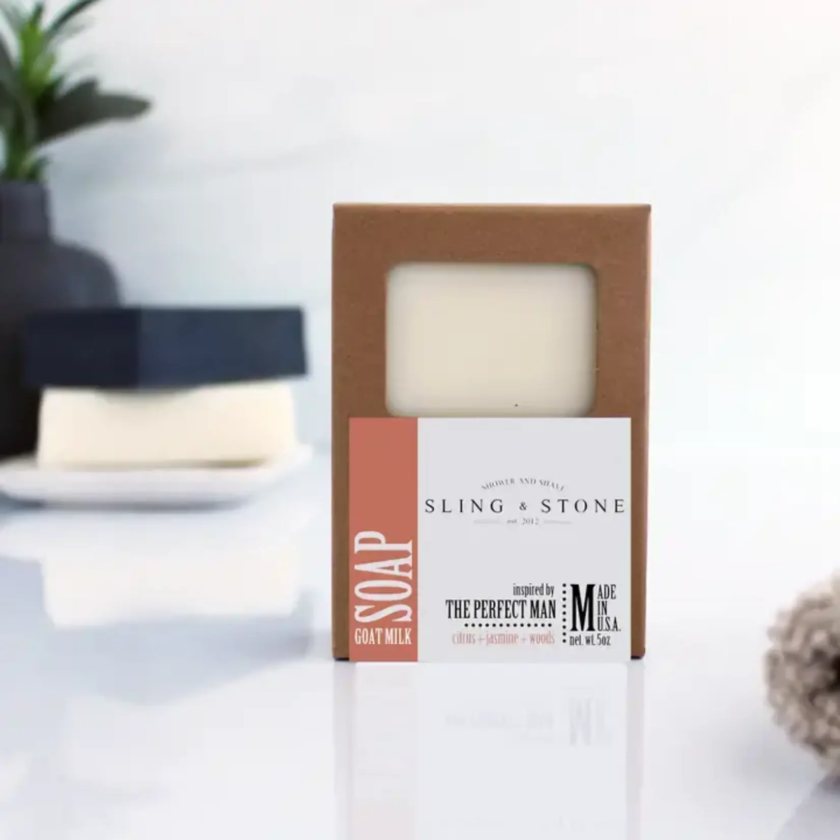 Sling and Stone Goat Milk Soap - The Perfect Man