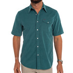 Criquet Short Sleeve Corduroy Button-Down