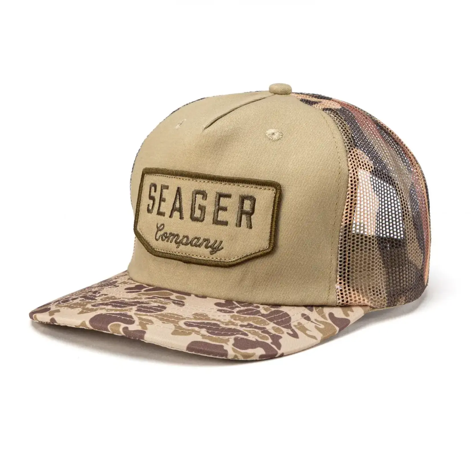 Seager Apparel Co Seager Snapback: Wilson Mesh - Duck Camo