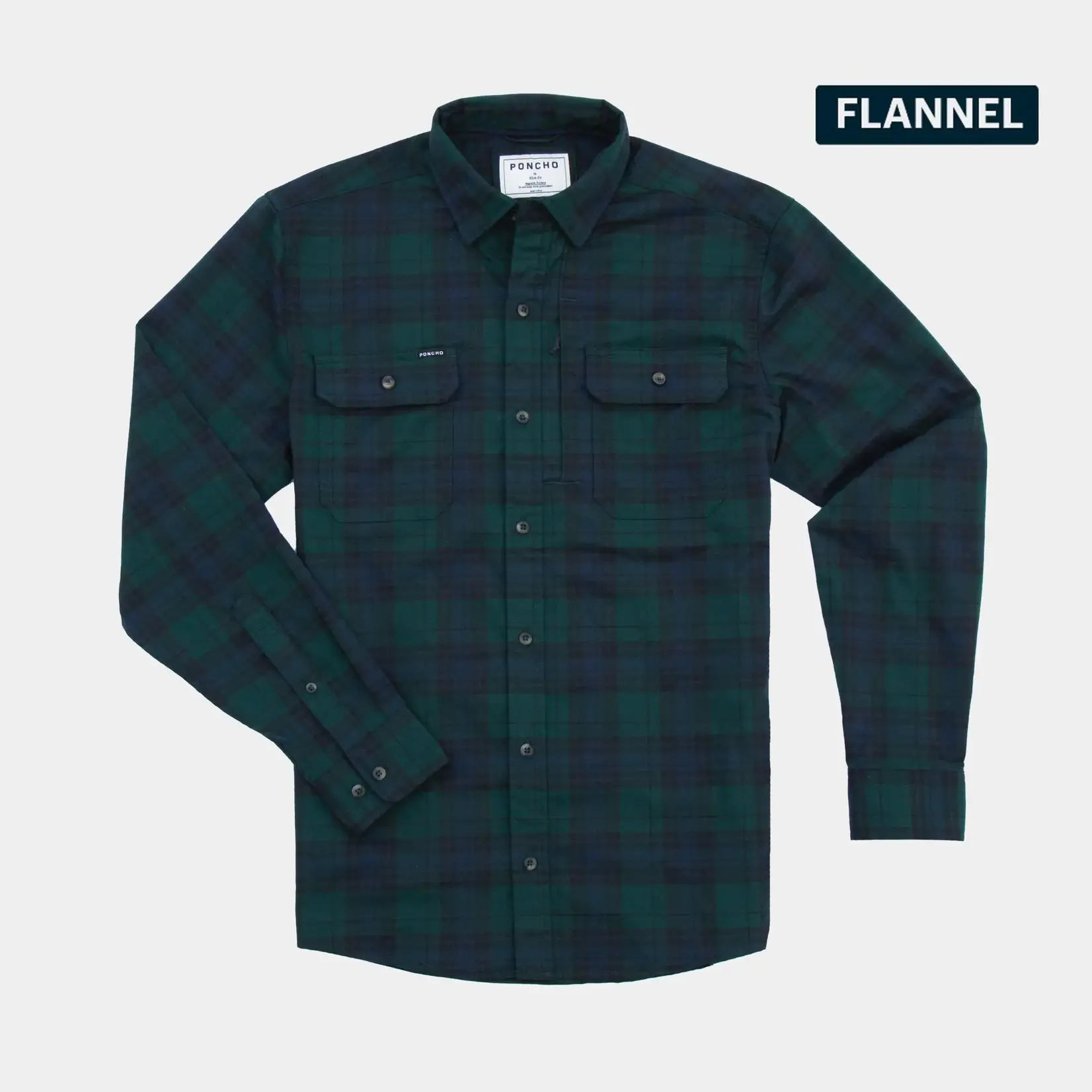 Poncho Outdoors The Cascade - LS Flannel