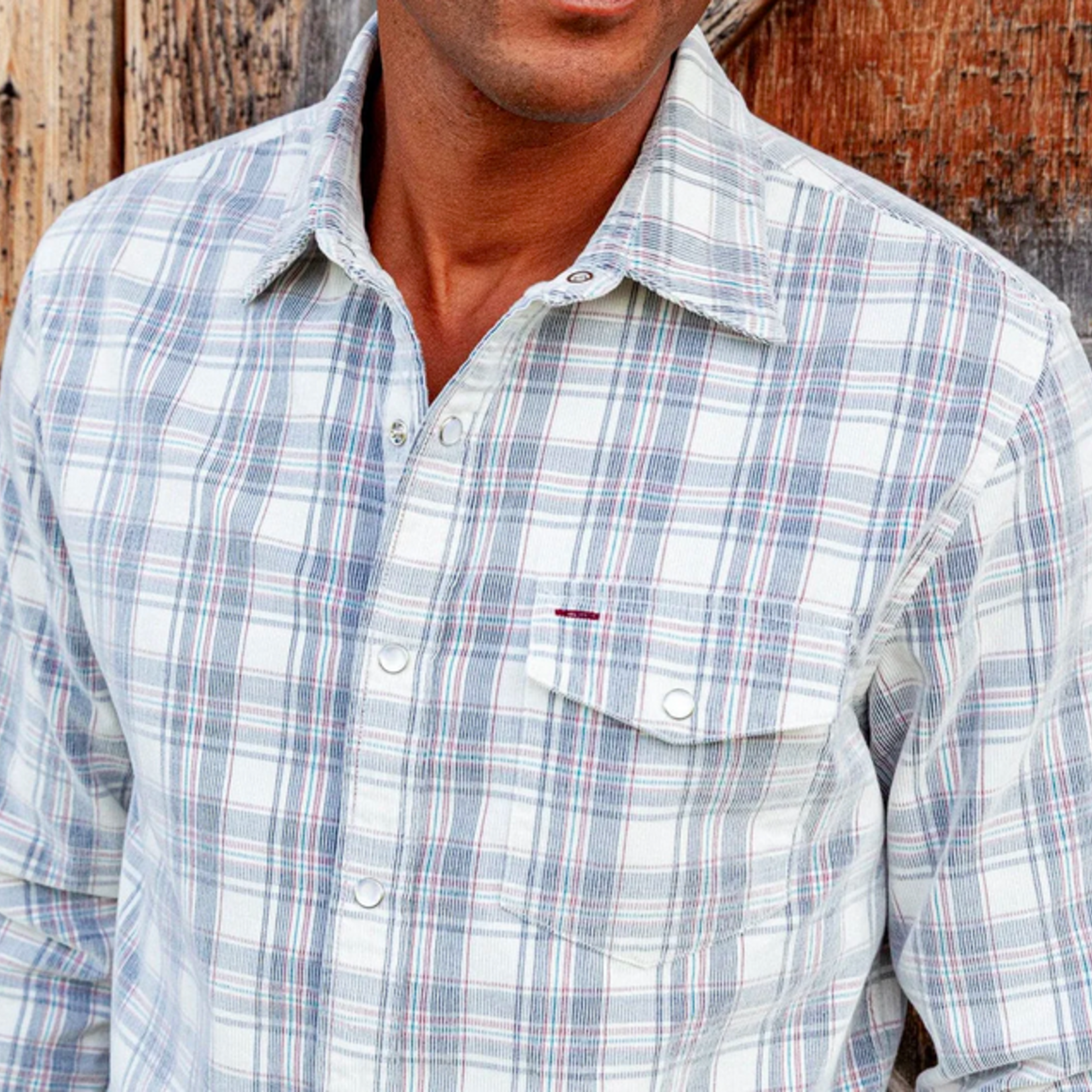 Criquet Long Sleeve Corduroy Pearl Snap