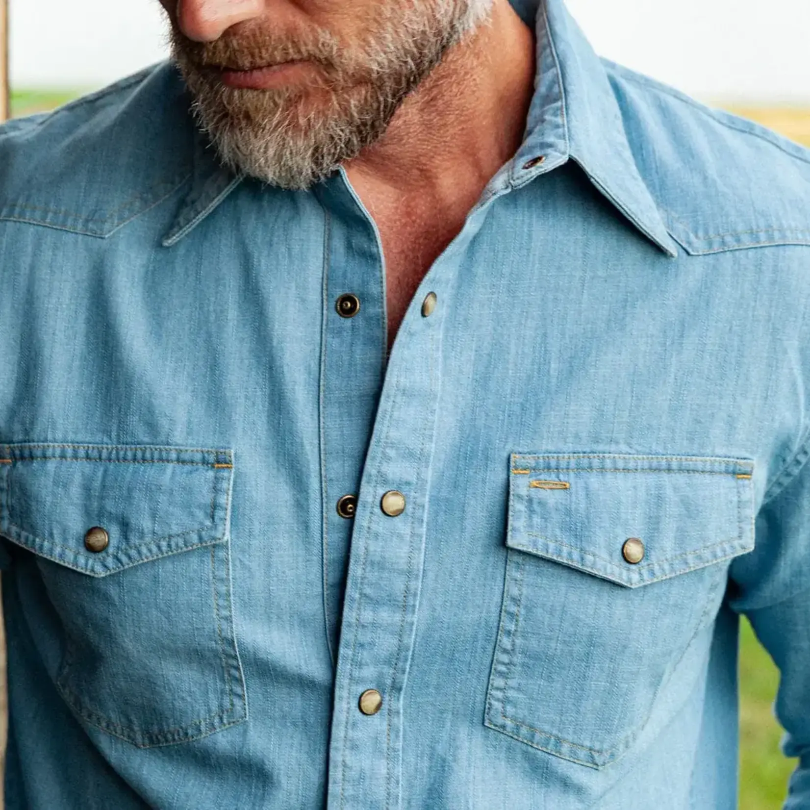 Criquet Denim Pearl Snap
