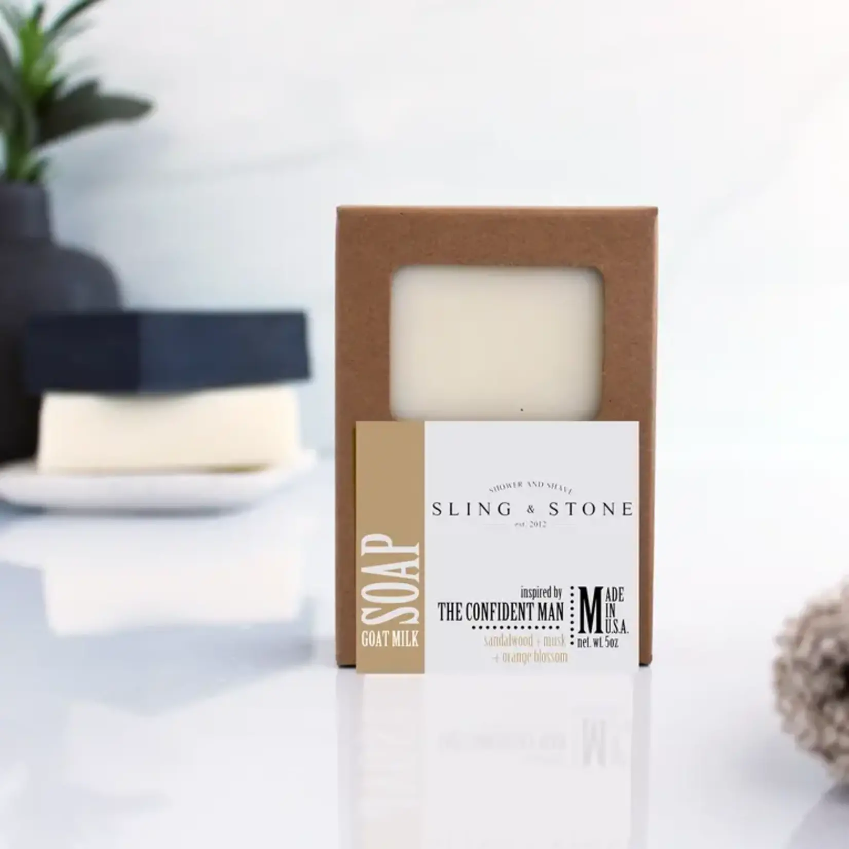 Sling and Stone Goat Milk Soap - The Confident Man