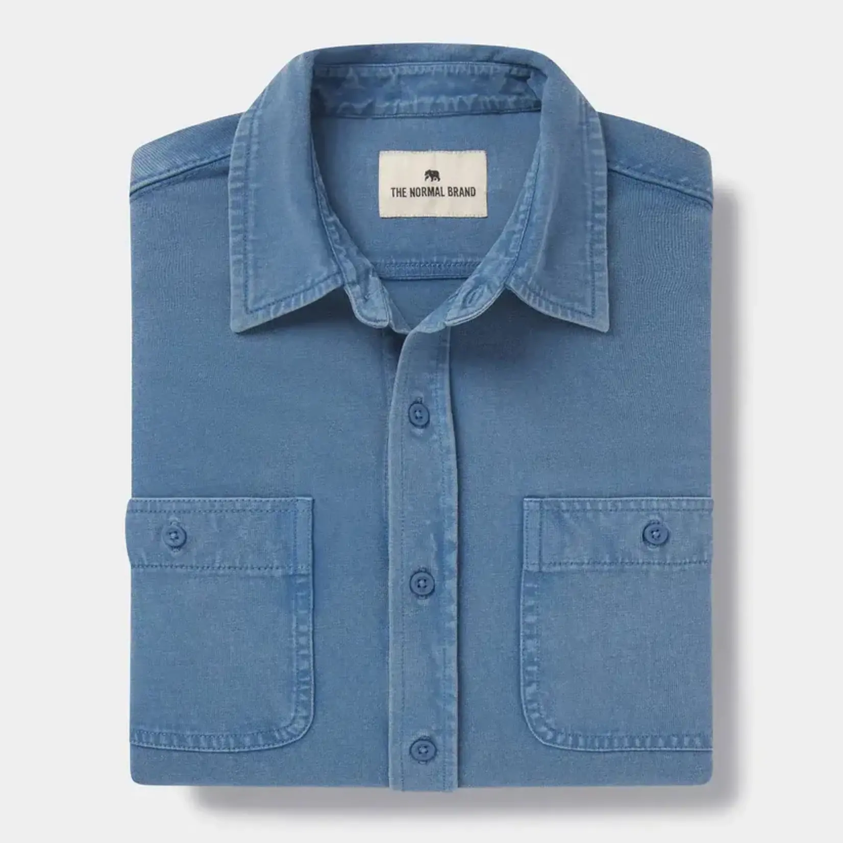 The Normal Brand Lennox Jersey Button Up