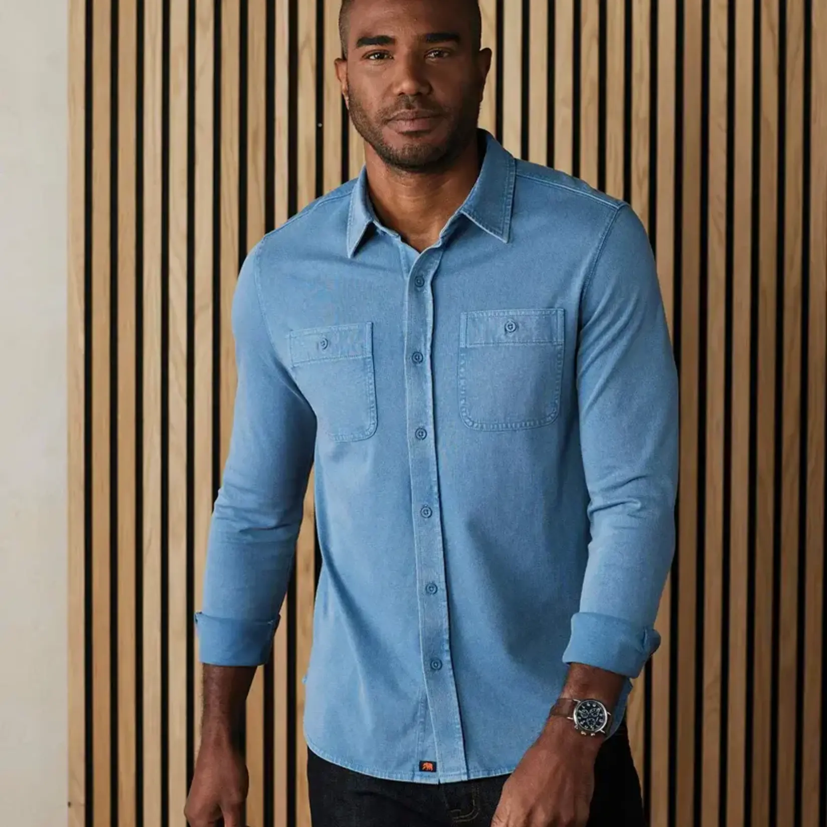 The Normal Brand Lennox Jersey Button Up