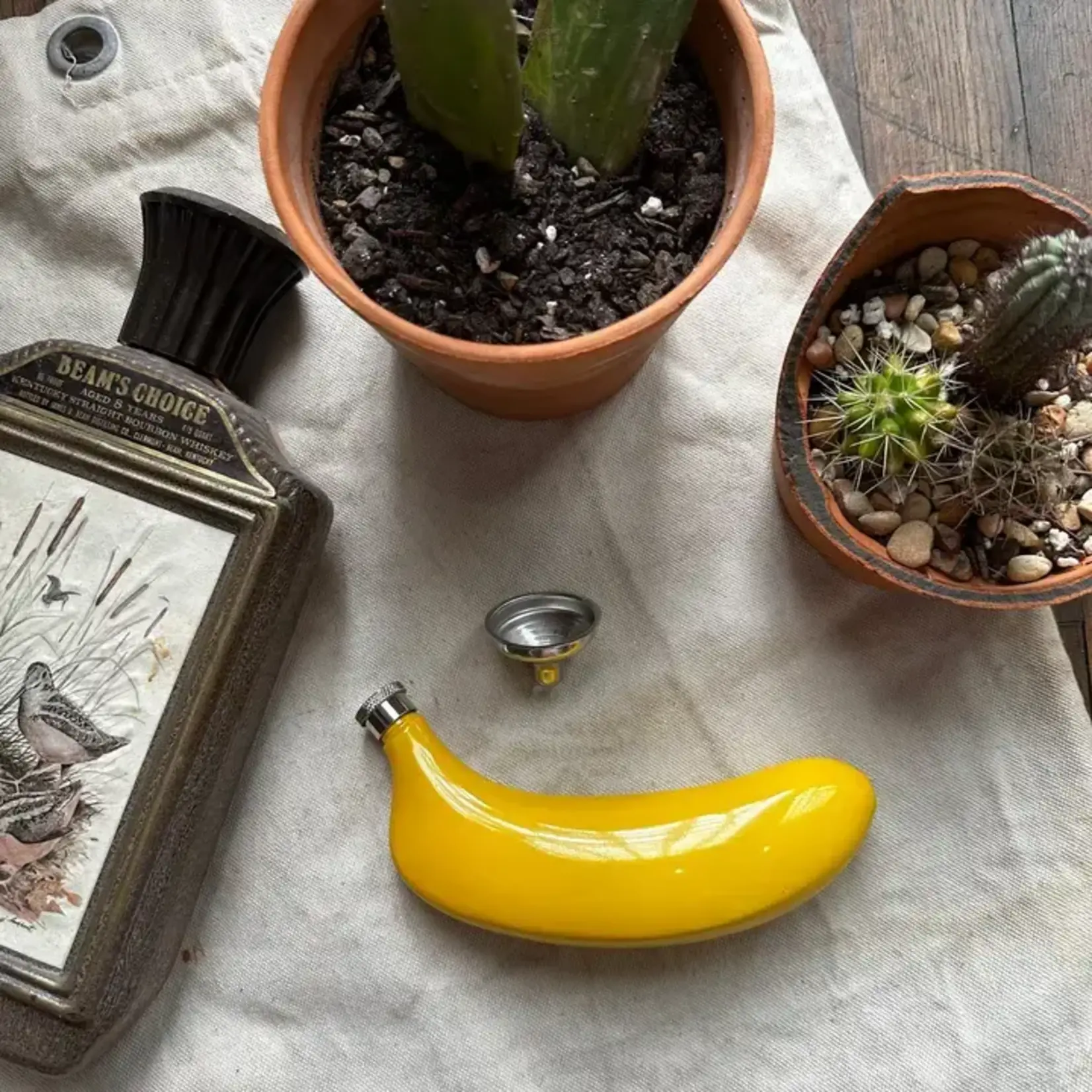 Manready Mercantile Banana Man Whiskey Flask