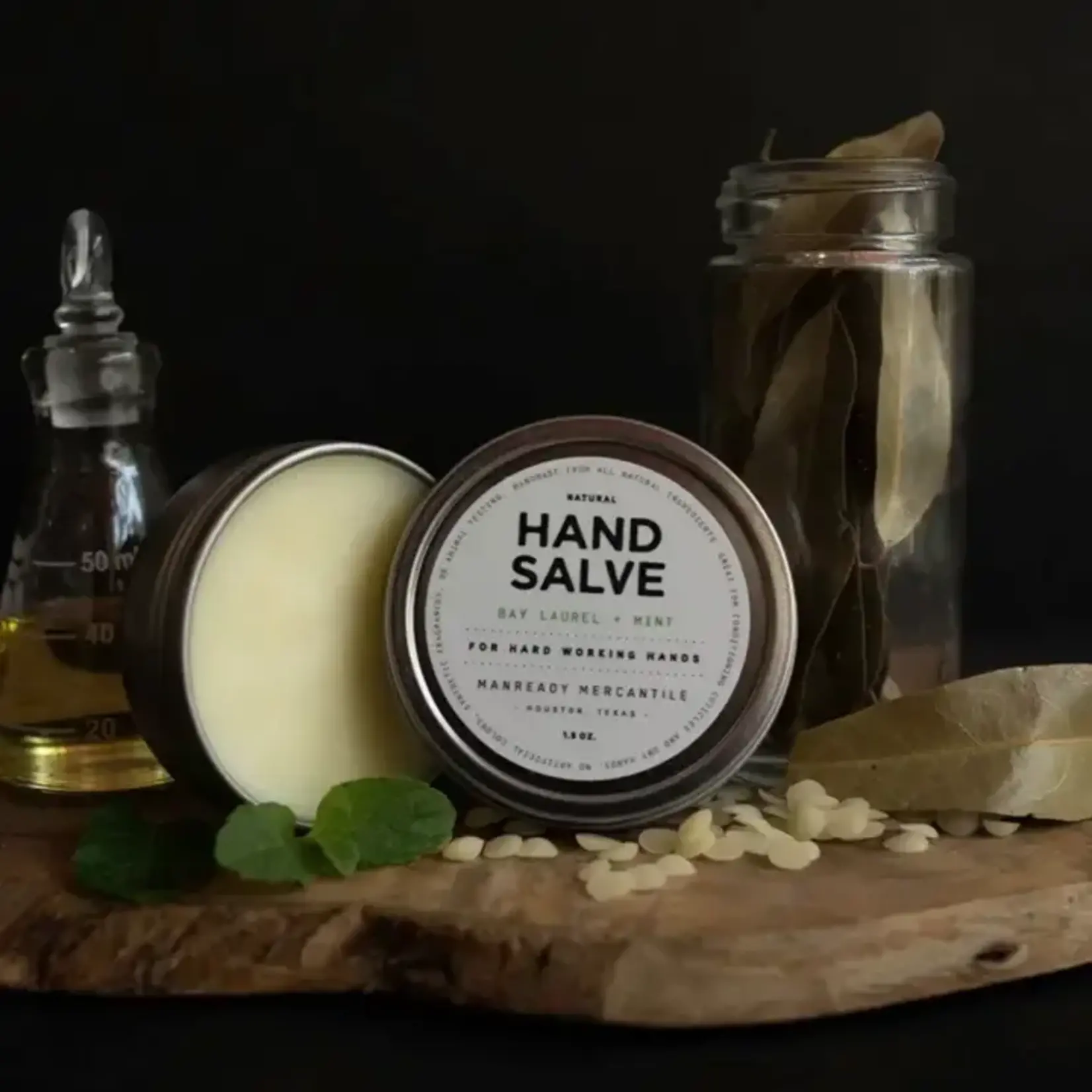 Manready Mercantile Hand Salve- Bay Laurel + Mint