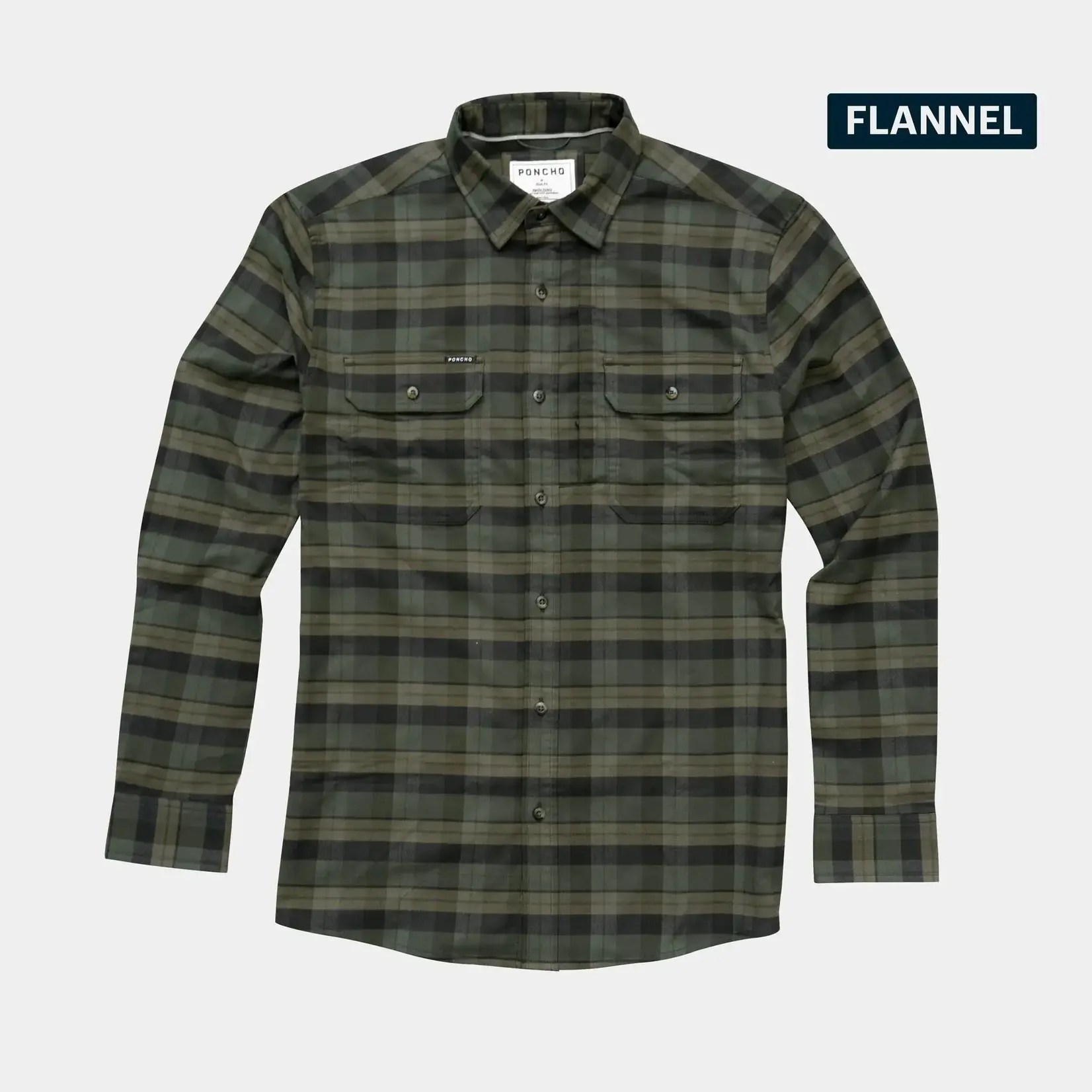 Poncho Outdoors The Kodiak - LS Flannel