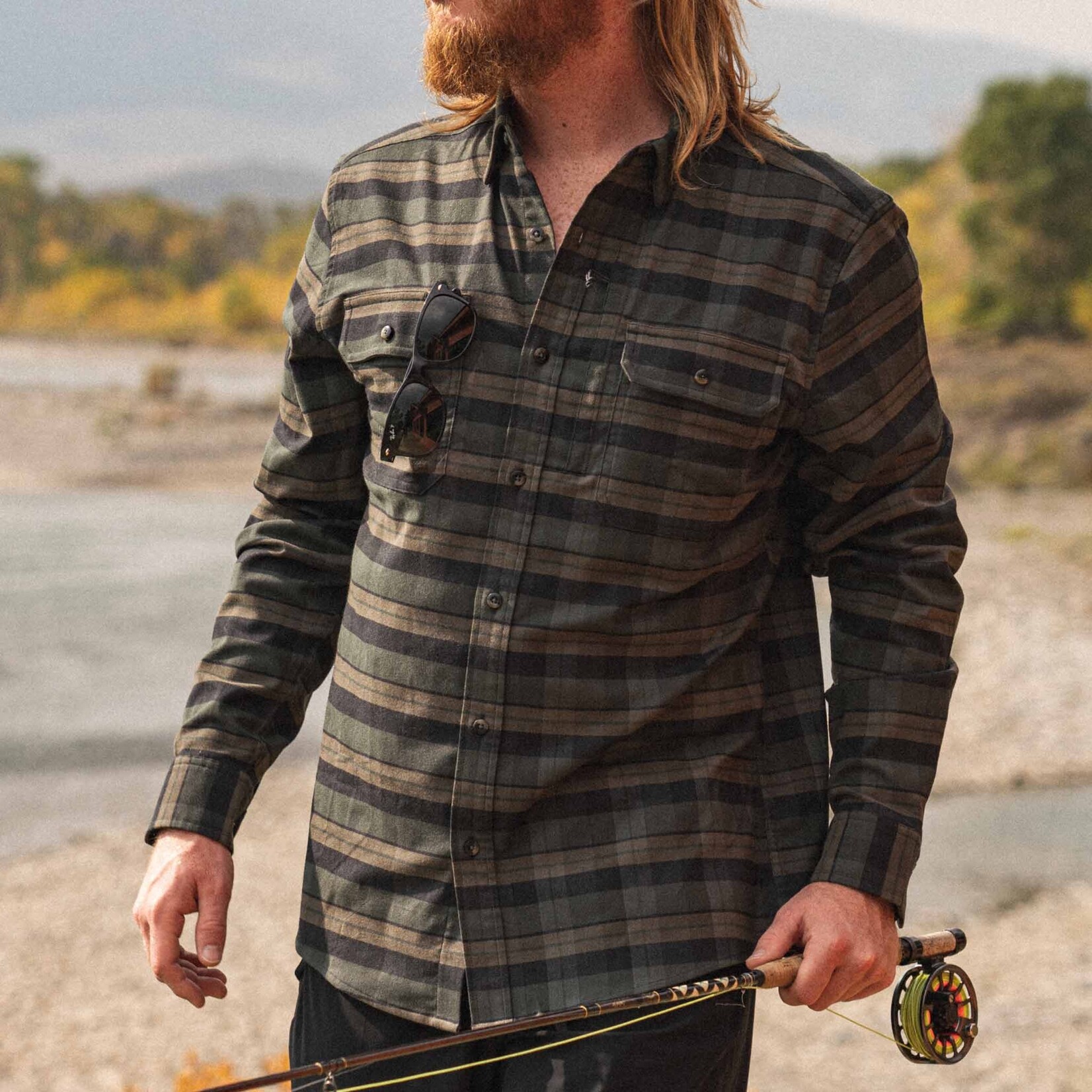 Poncho Outdoors The Kodiak - LS Flannel