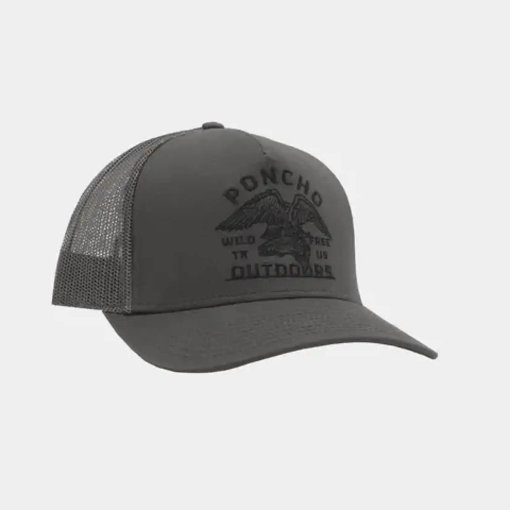 Poncho Outdoors Poncho Grey Eagle Trucker Hat