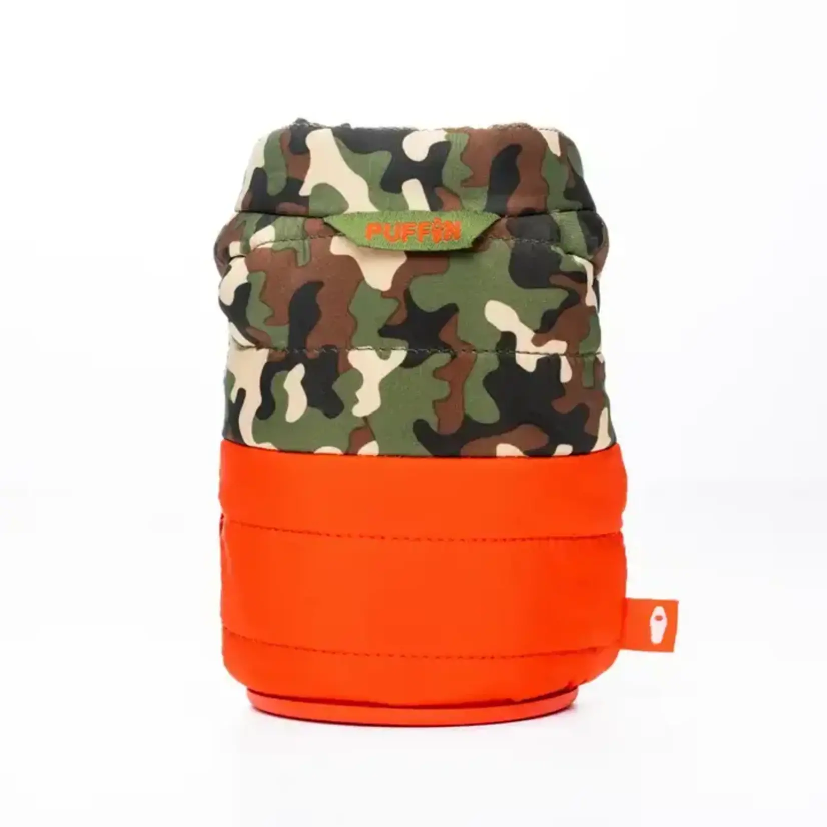 Puffin The Puffy Vest (Red&Woodsy) - 12oz Can Insulator