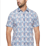 Flag and Anthem Puckett SS Vintage Soft Hibiscus Print Shirt