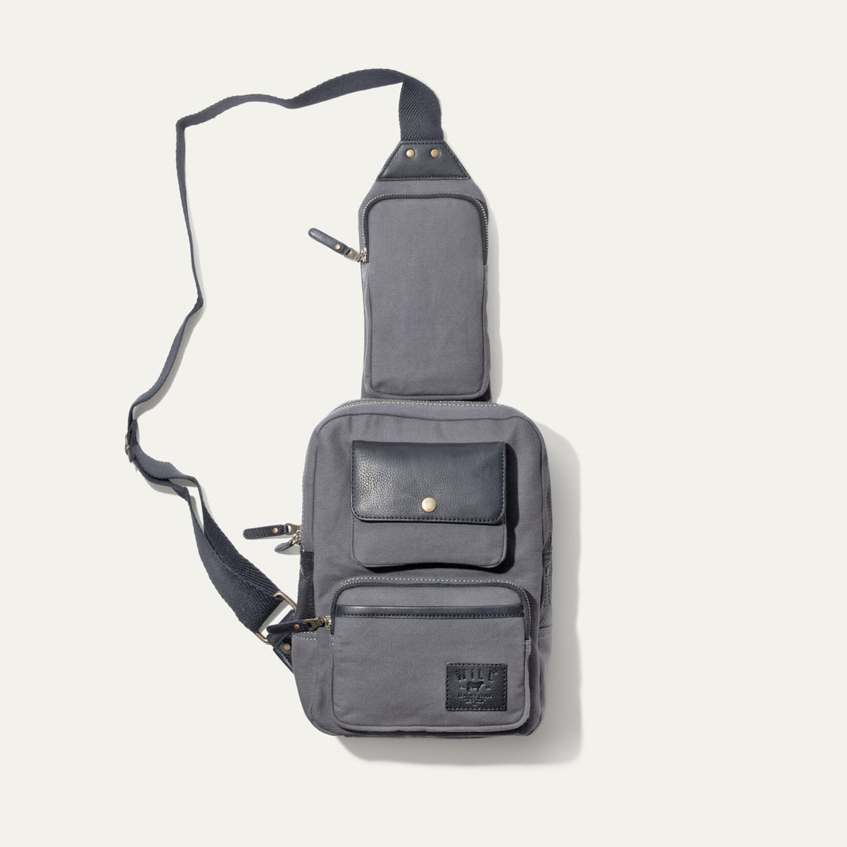 Will Leather Goods Commuter Collection: Sling Pack - Charcoal