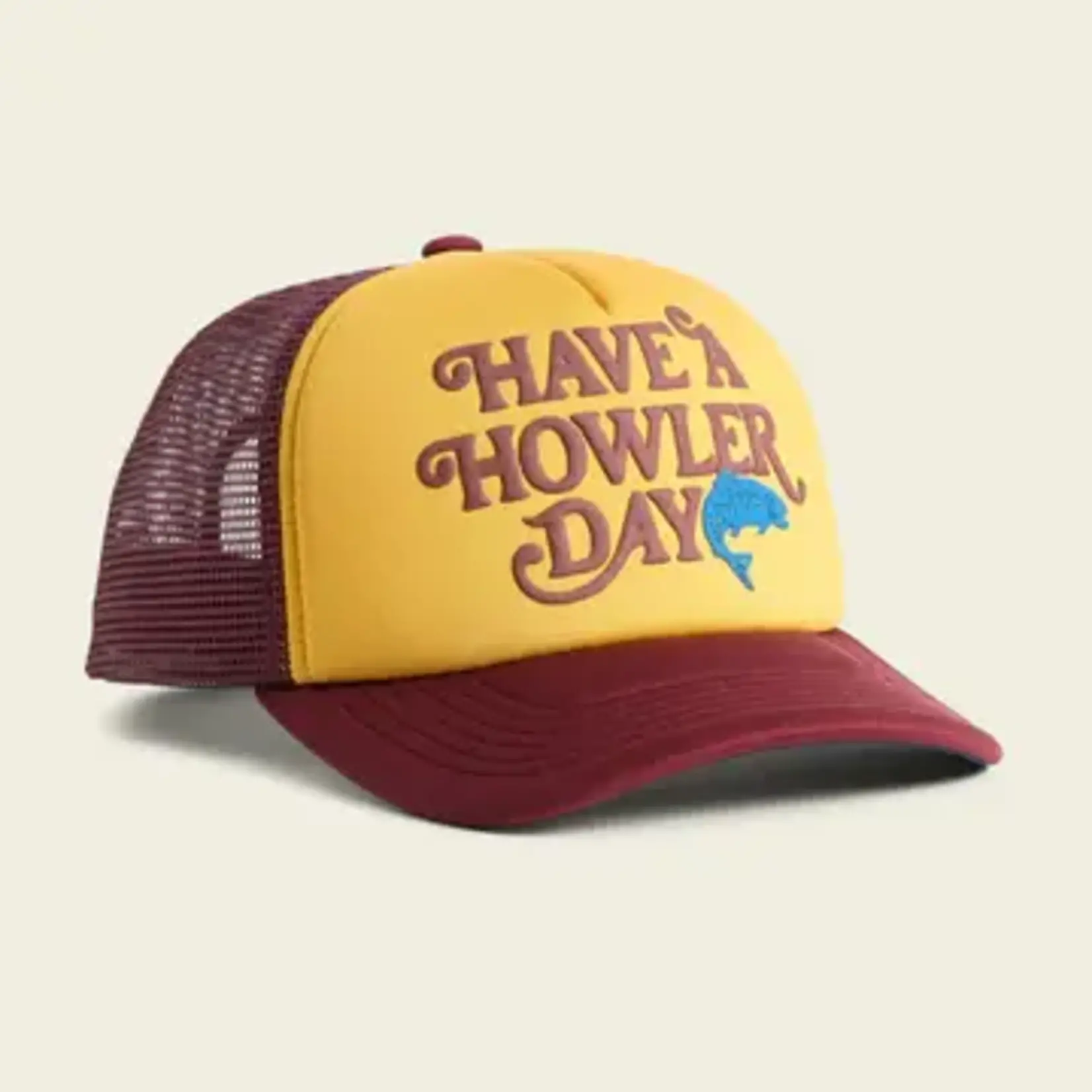 Howler Bros. Howler Bros Foam Dome: Have a Howler Day: Gold/Maroon