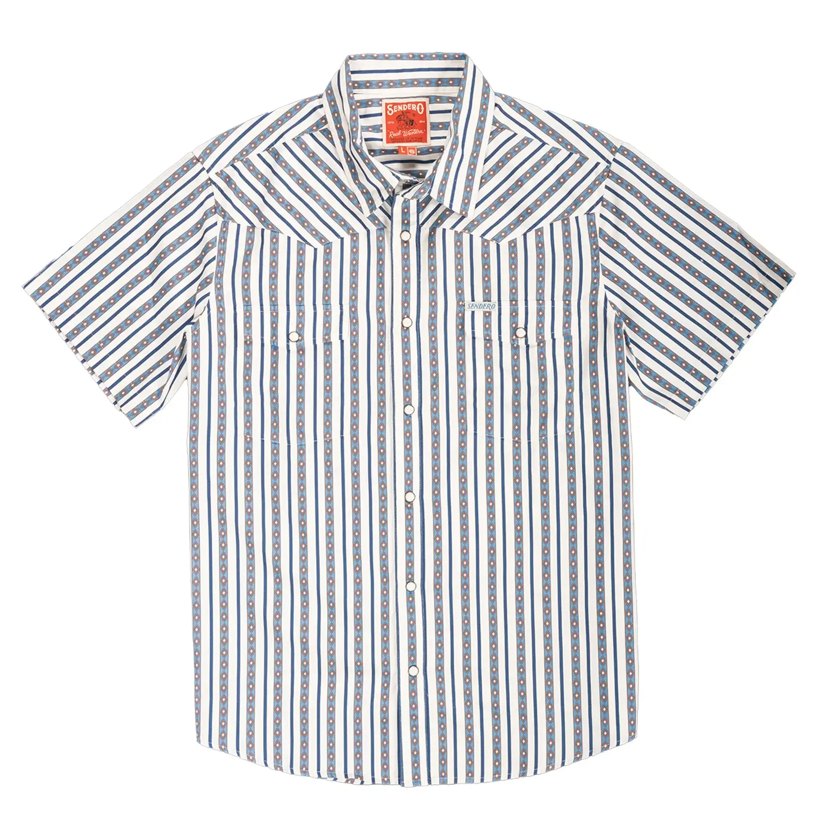 Sendero Provisions Sendero: Serape Pearl Snap SS