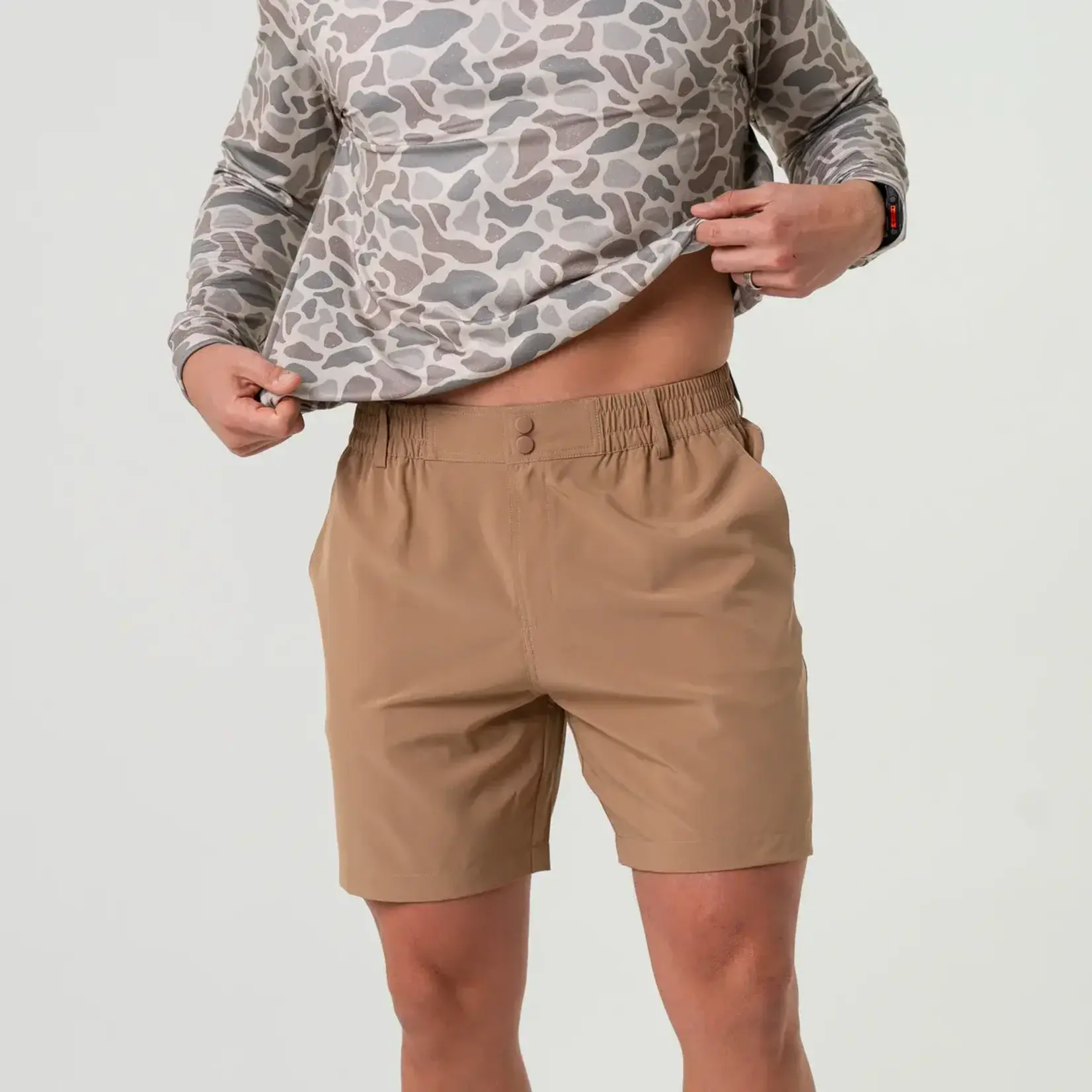 Burlebo Everyday Shorts-Desert Tan/Duck Pocket