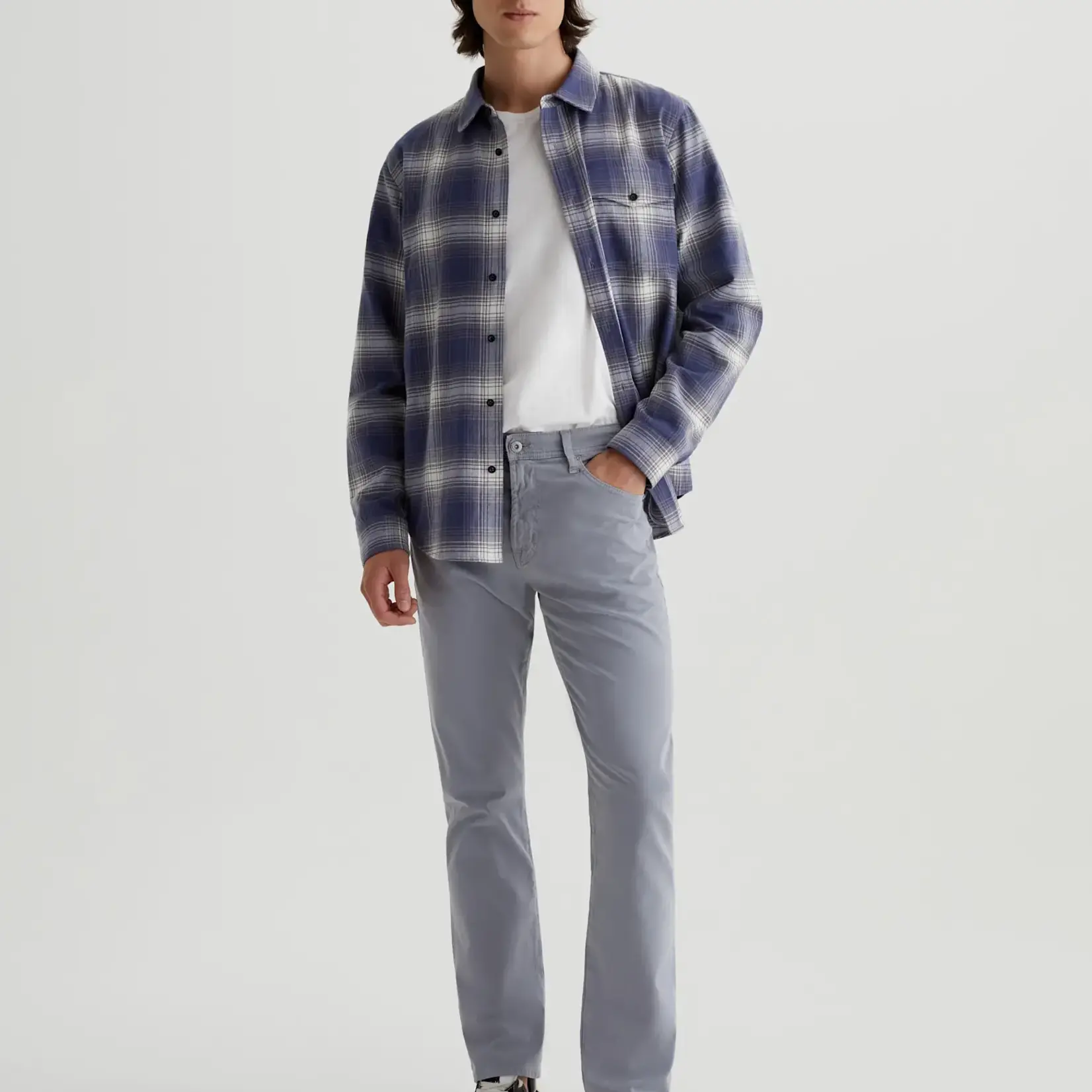 AG Everett Ocean Breeze - Sueded Sateen
