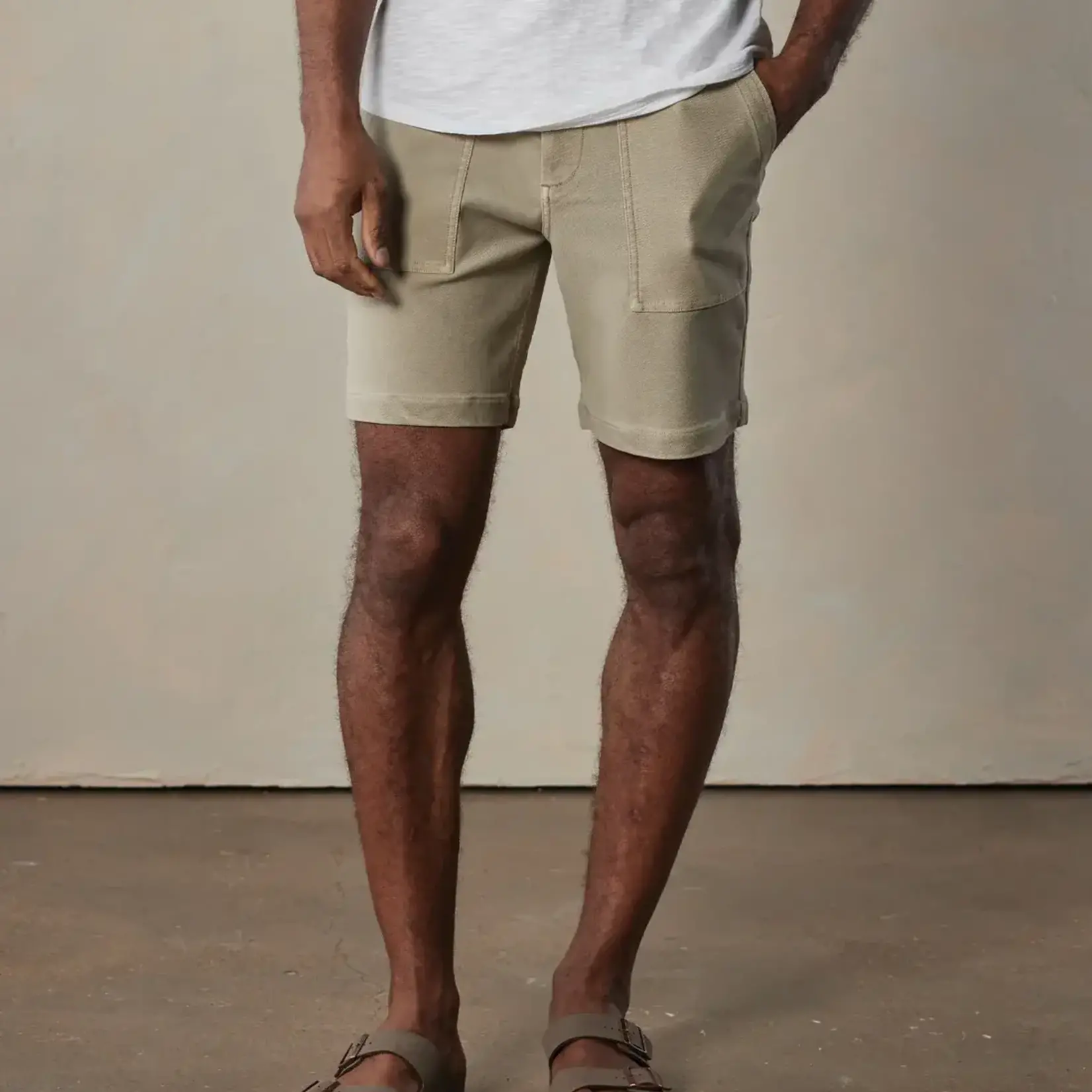 The Normal Brand Comfort Terry Utility Short - Sand Dune