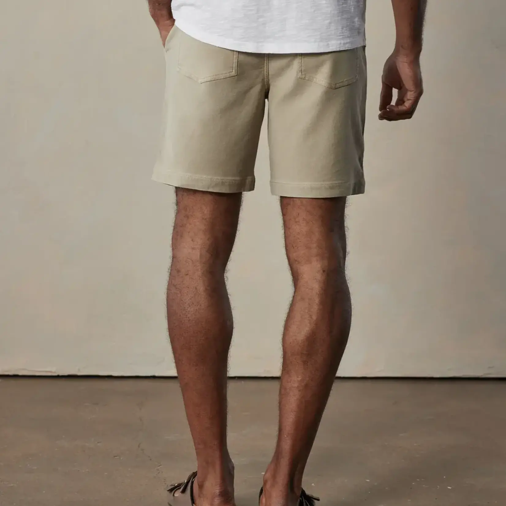 The Normal Brand Comfort Terry Utility Short - Sand Dune