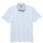 Flag and Anthem Chester Americana BBQ Print Polo
