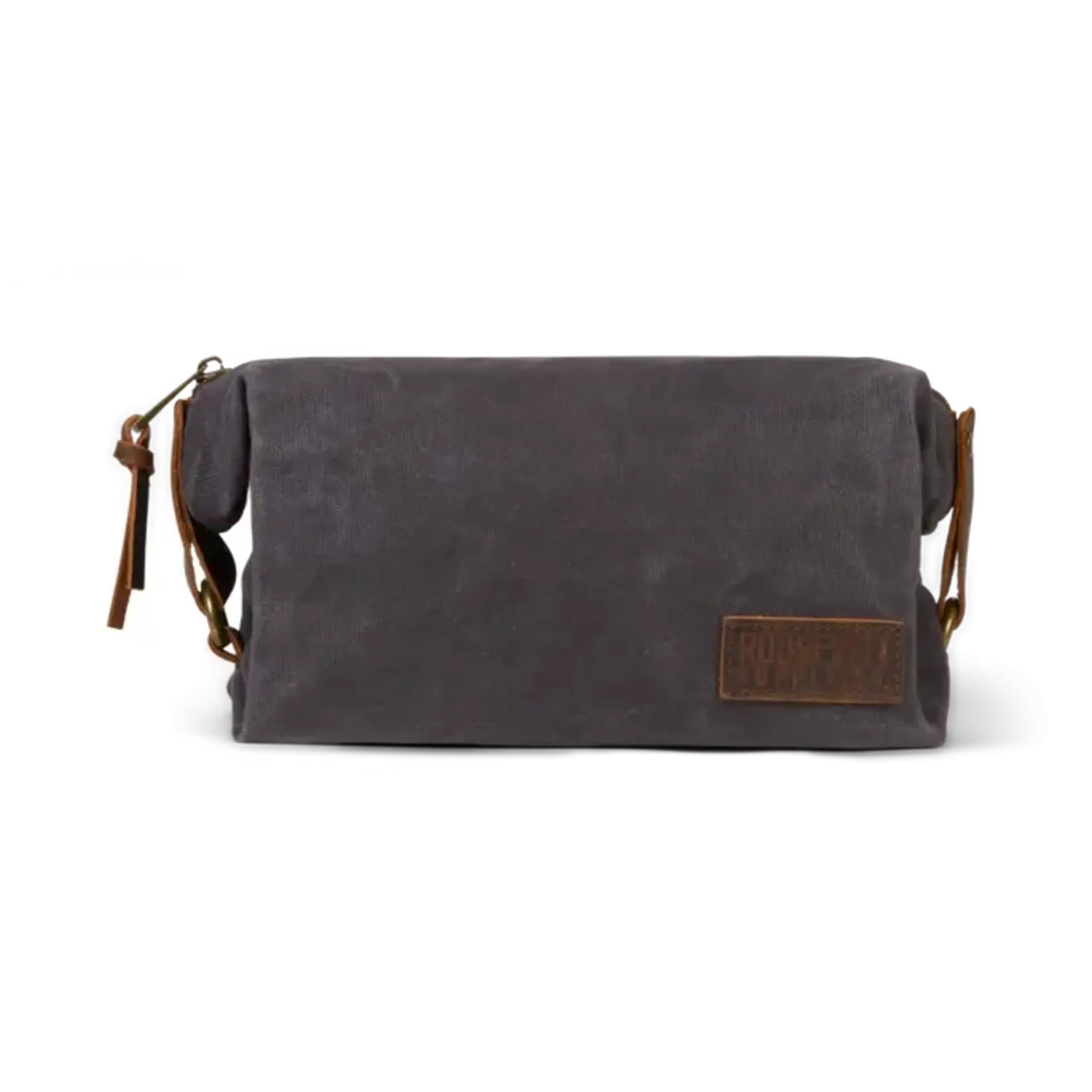 Roosevelt Supply Co Waxed Canvas Toiletry Bag - Navy