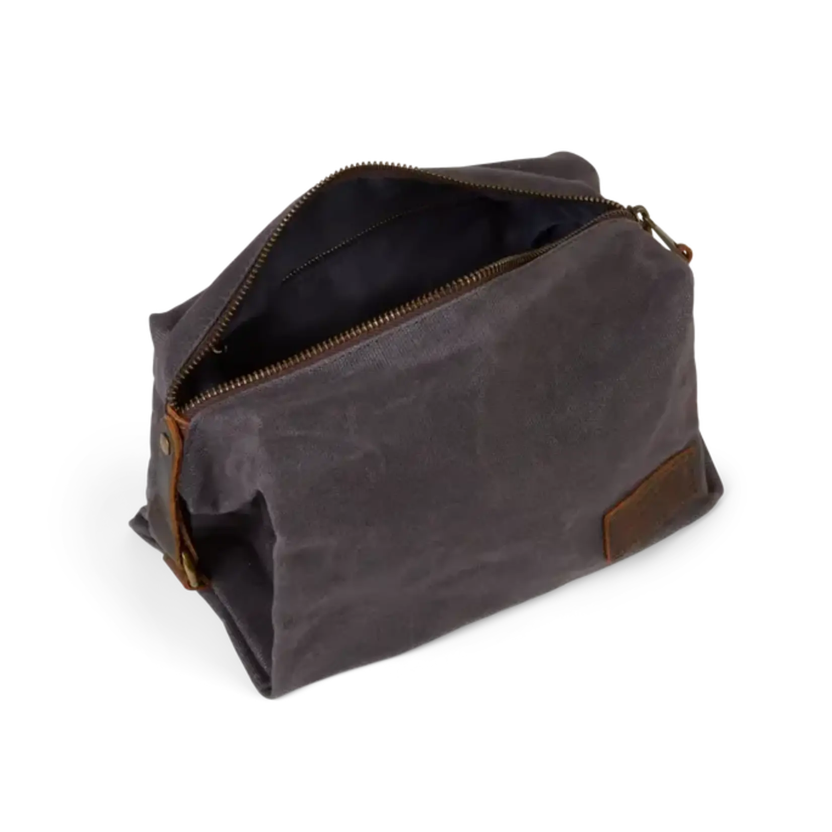 Roosevelt Supply Co Waxed Canvas Toiletry Bag - Navy
