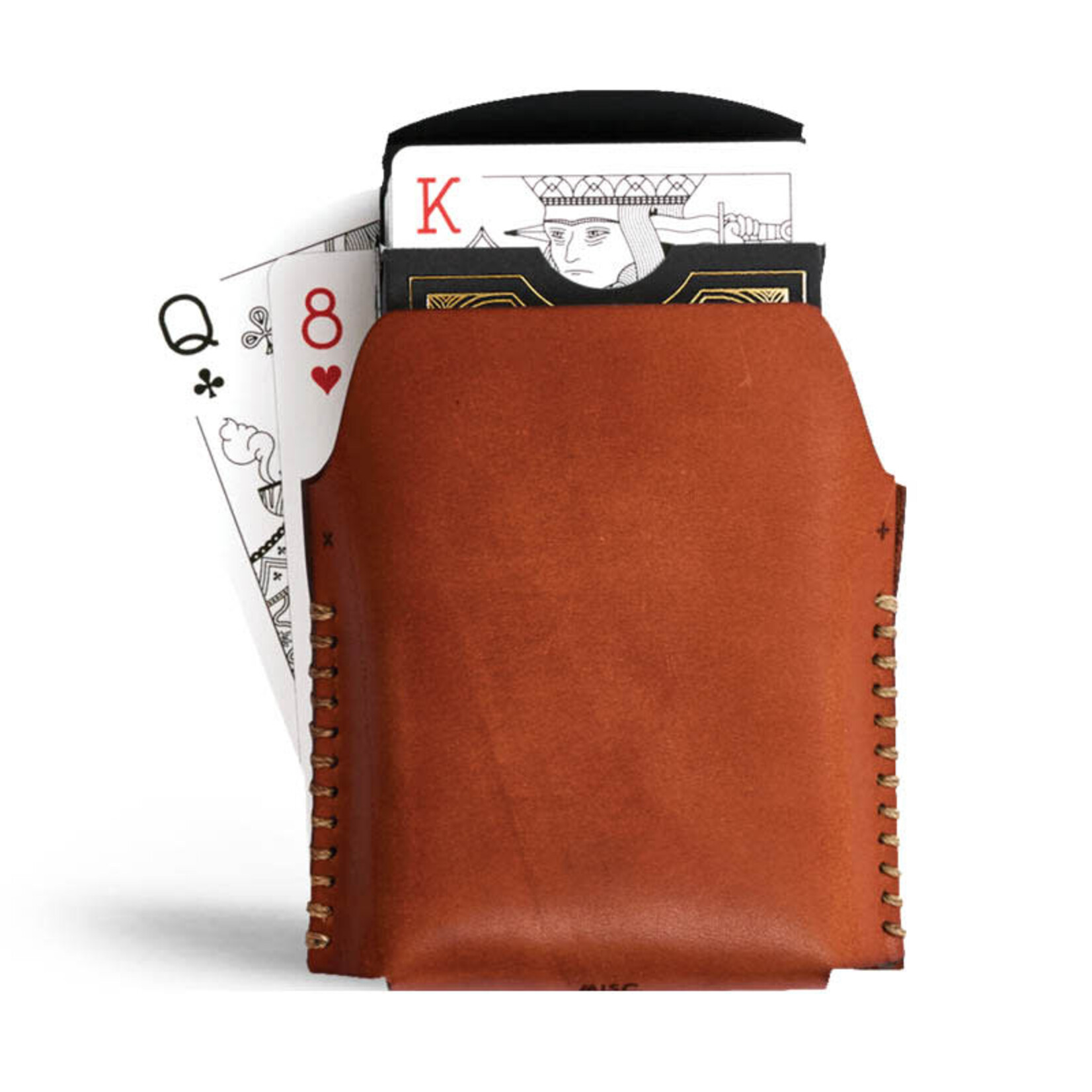 Misc Goods Leather Card Case - Single w/ Standard Deck