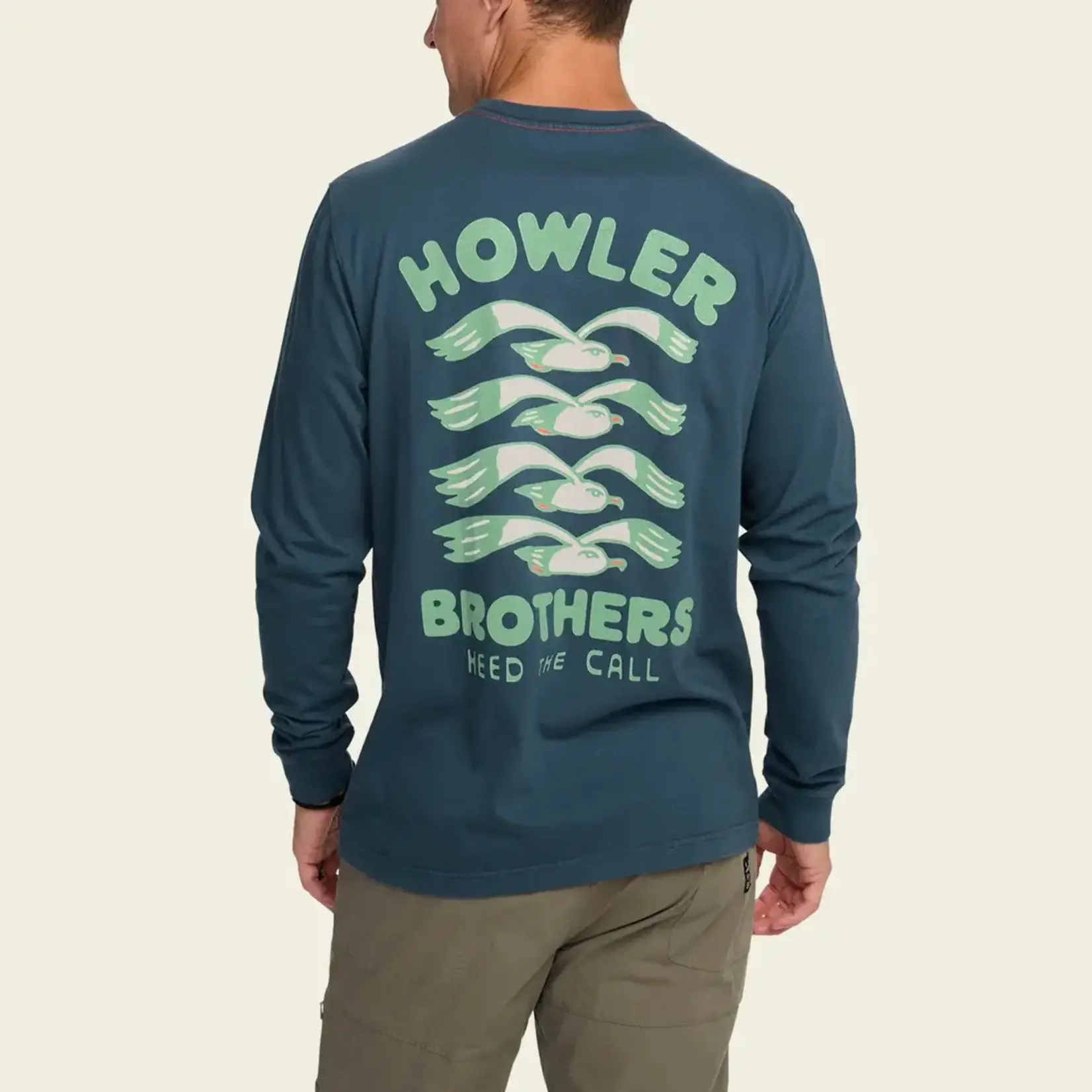 Howler Bros. Cotton T - LS - Flocka Seagulls