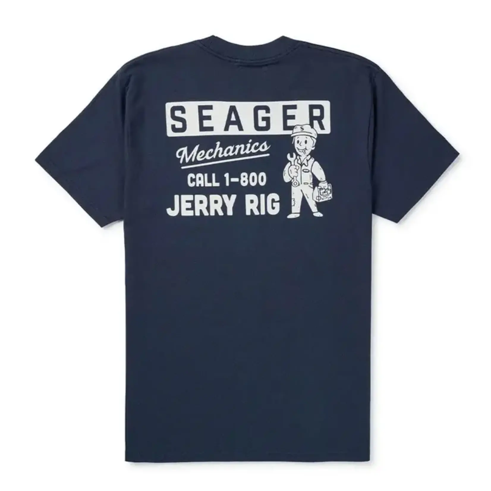 Seager Apparel Co Jerry RIg Tee Navy