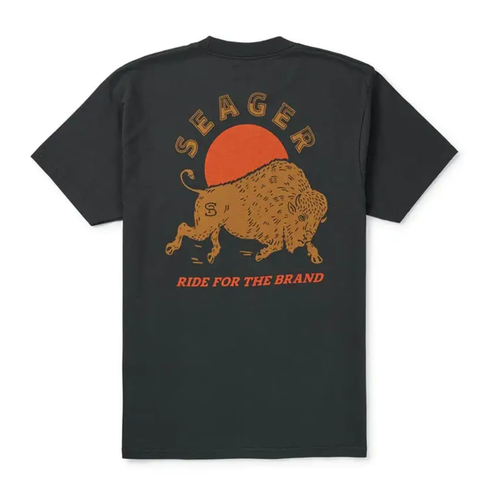 Seager Apparel Co Ride For The Brand Tee Black Vintage