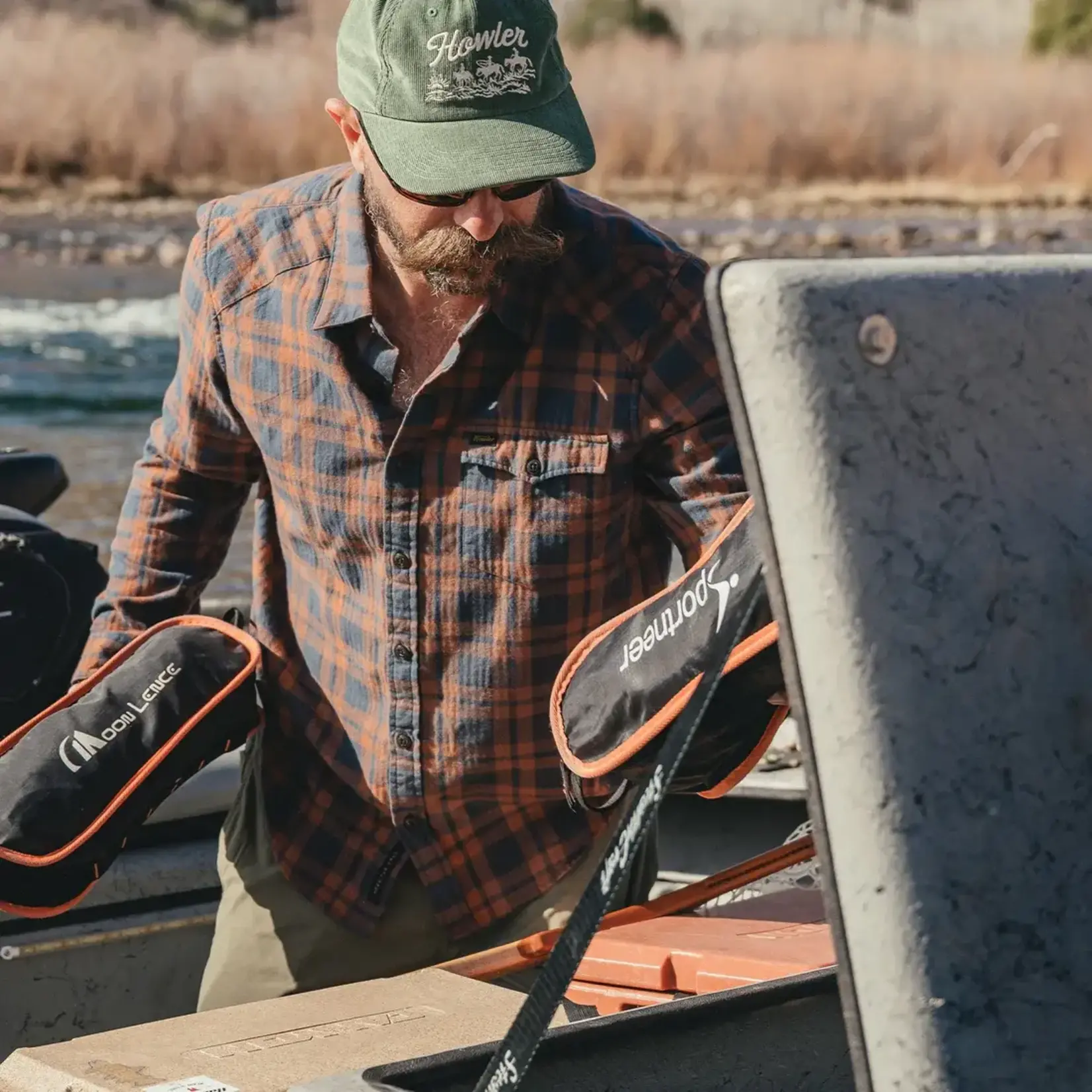 Howler Bros. La Grange Lightweight Flannel - Cohen Plaid: Stargazer