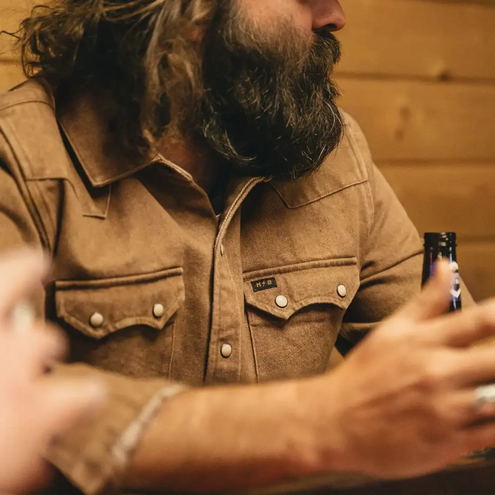 Howler Bros. Dust Up Denim Snapshirt